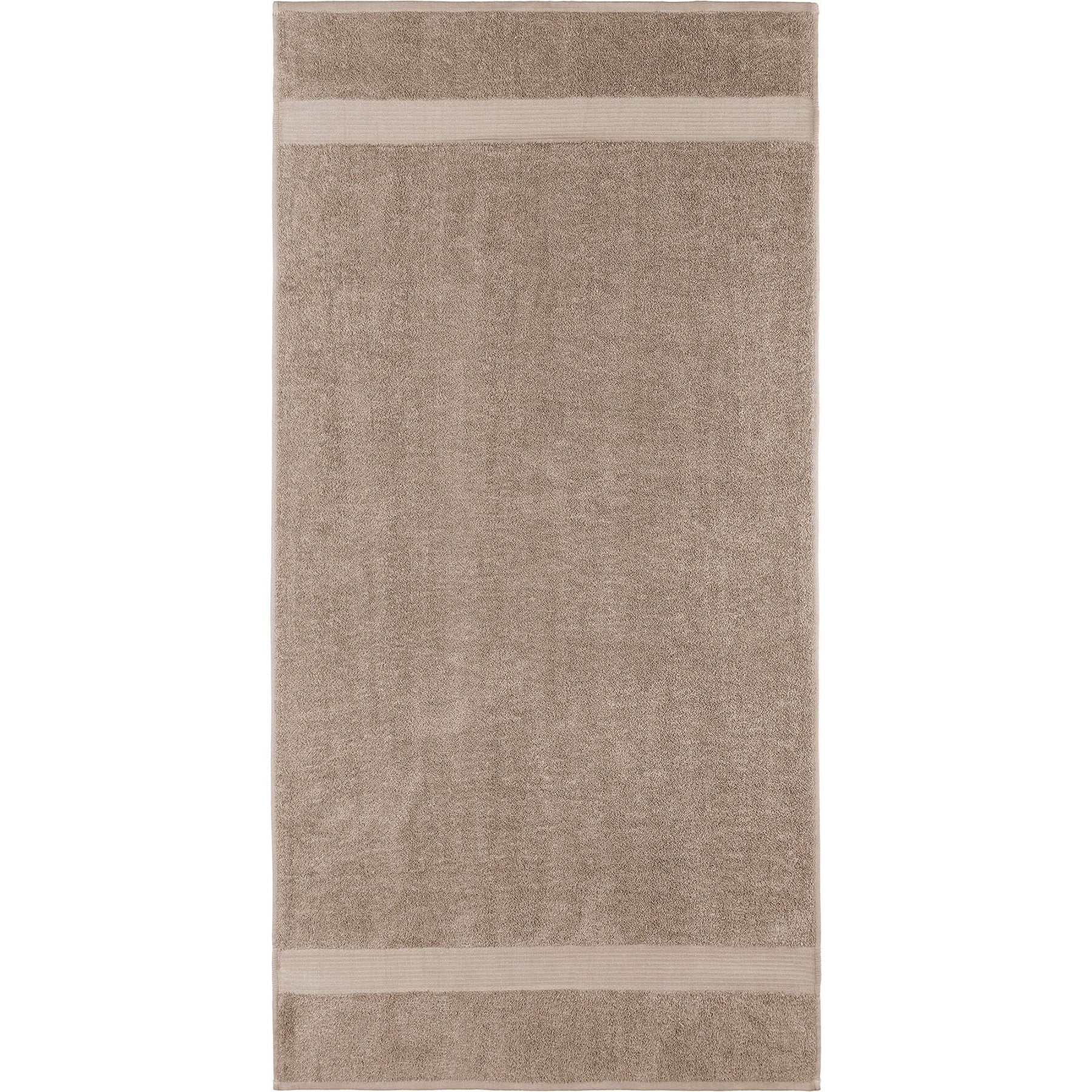 Allure Collection Dobby Border Bath Towel 100% Cotton - Taupe 25x50in