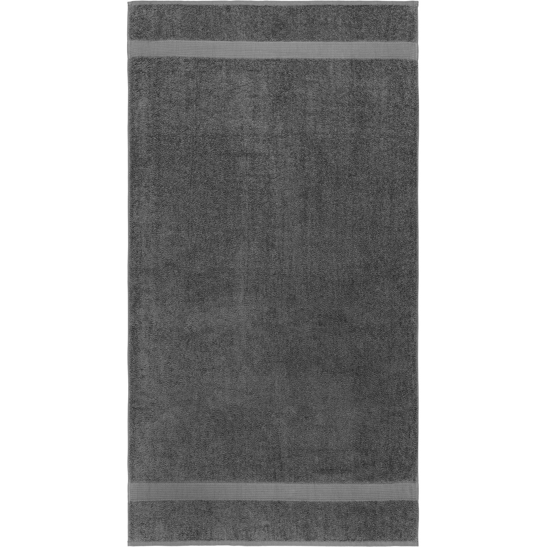 Allure Collection Dobby Border Bath Sheet 100% Cotton - Charcoal 34x64in