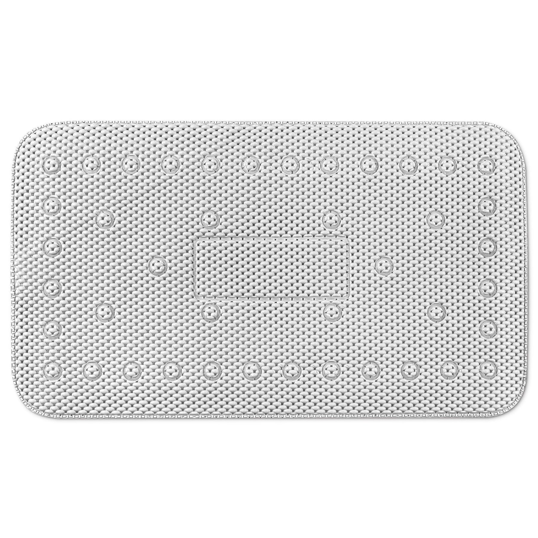 Non-slip 100% Pvc Tub Mat - White 15.7x27.5in