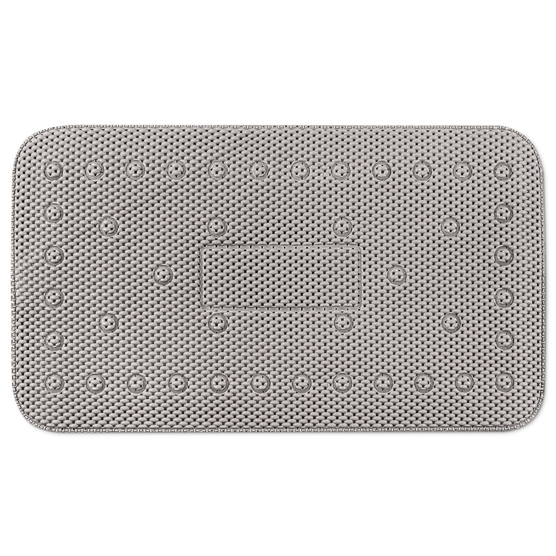 Non-slip 100% Pvc Tub Mat - Grey 15.7x27.5in