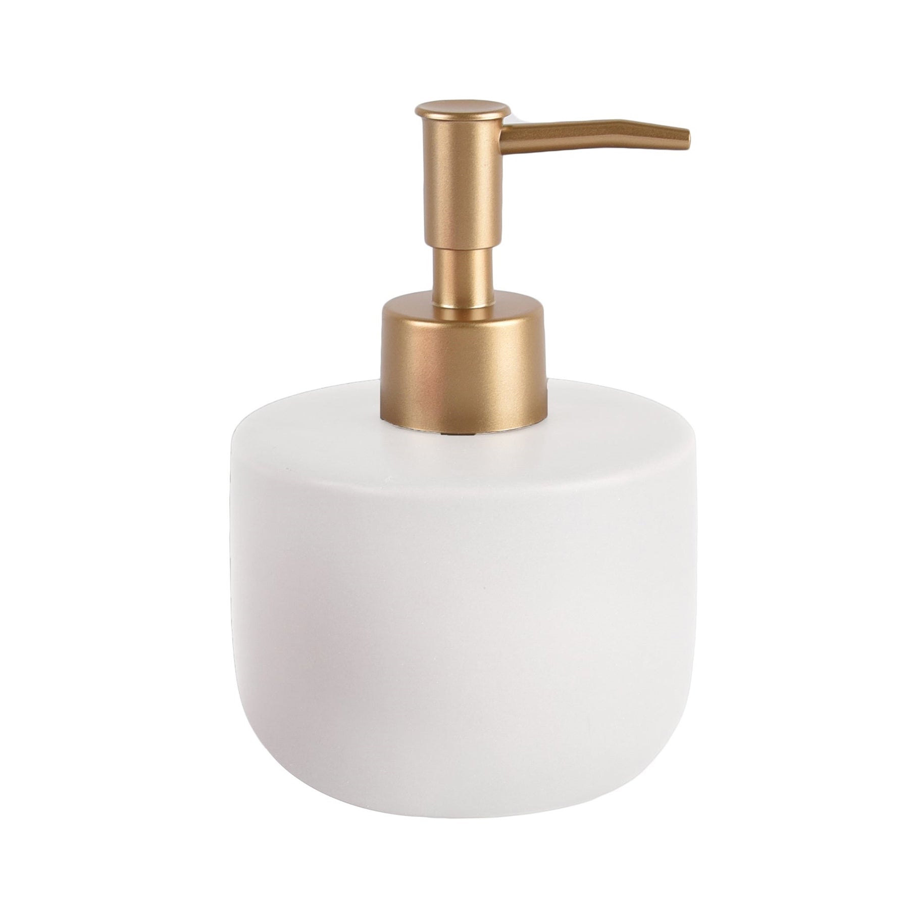 Rounded Base Ivory Ceramic Soap Pump 300ml