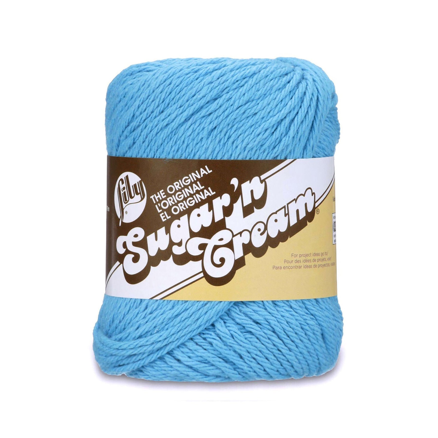 Lily Sugar'n Cream The Original Yarn Hot Blue - 100% Cotton - Medium 4 120yds (109m)