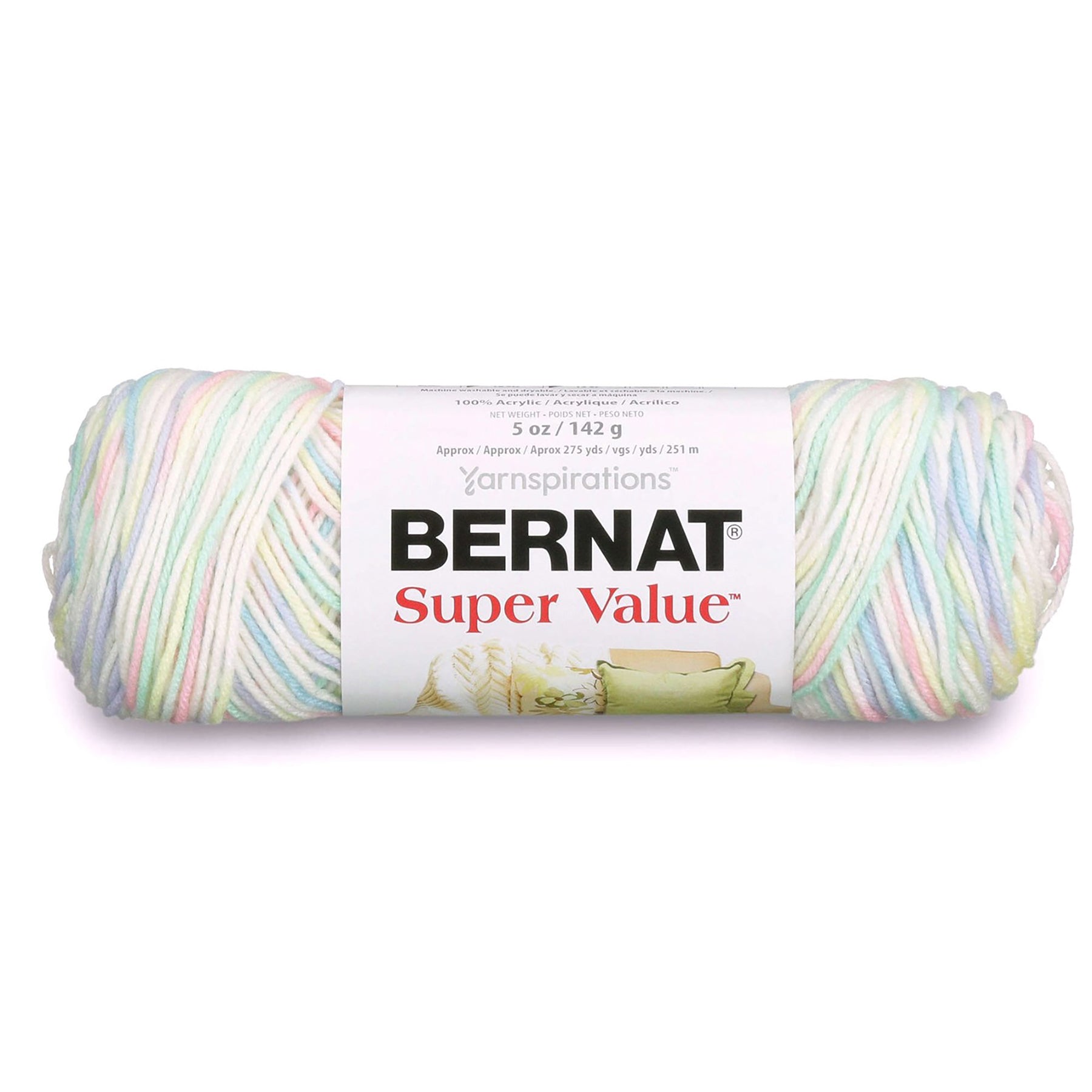 Bernat Super Value Yarn Twinkle Ombre - 100% Acrylic - Medium 4  254yds (232m)