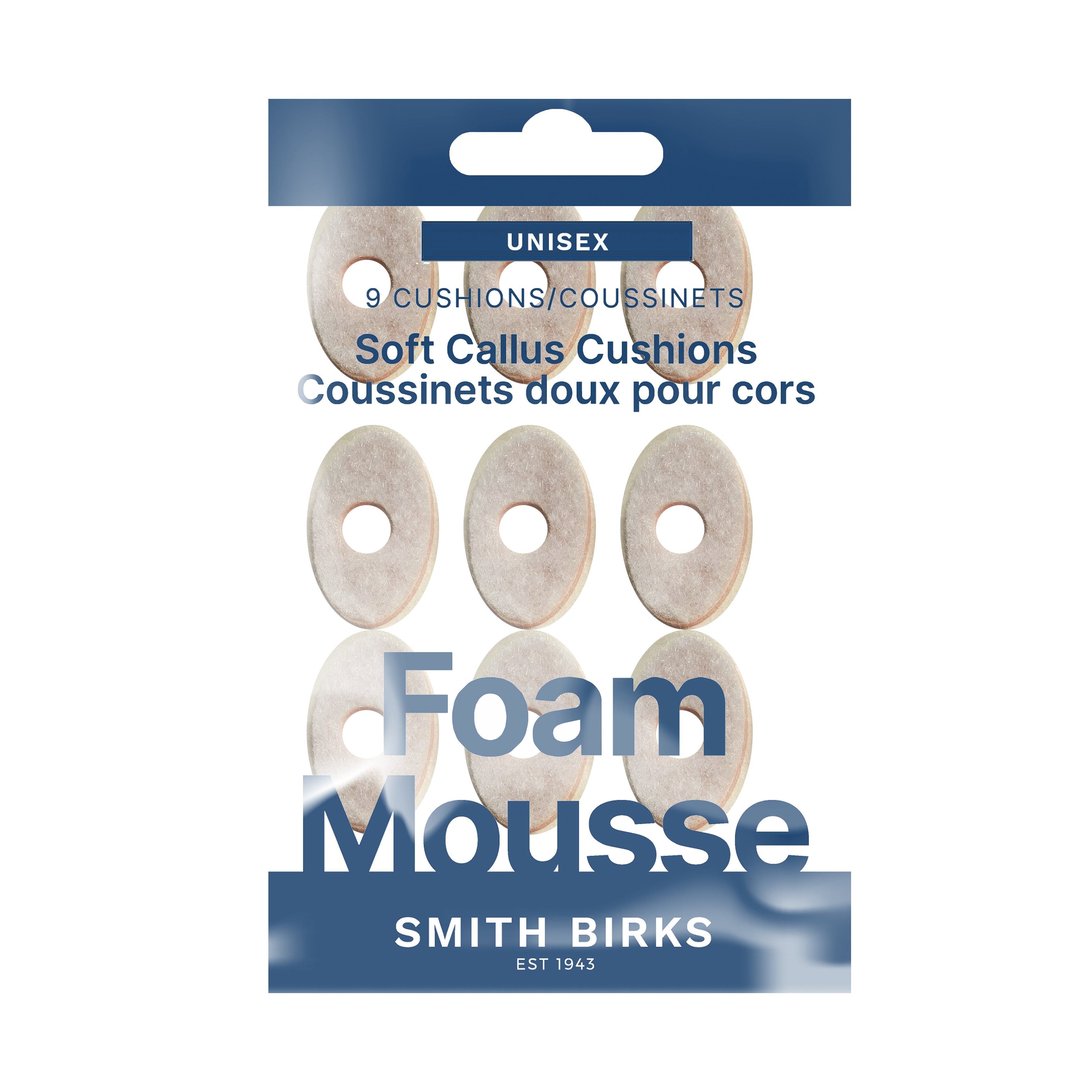 Smith Birks 9 Soft Callus Foam Cushions - Unisex