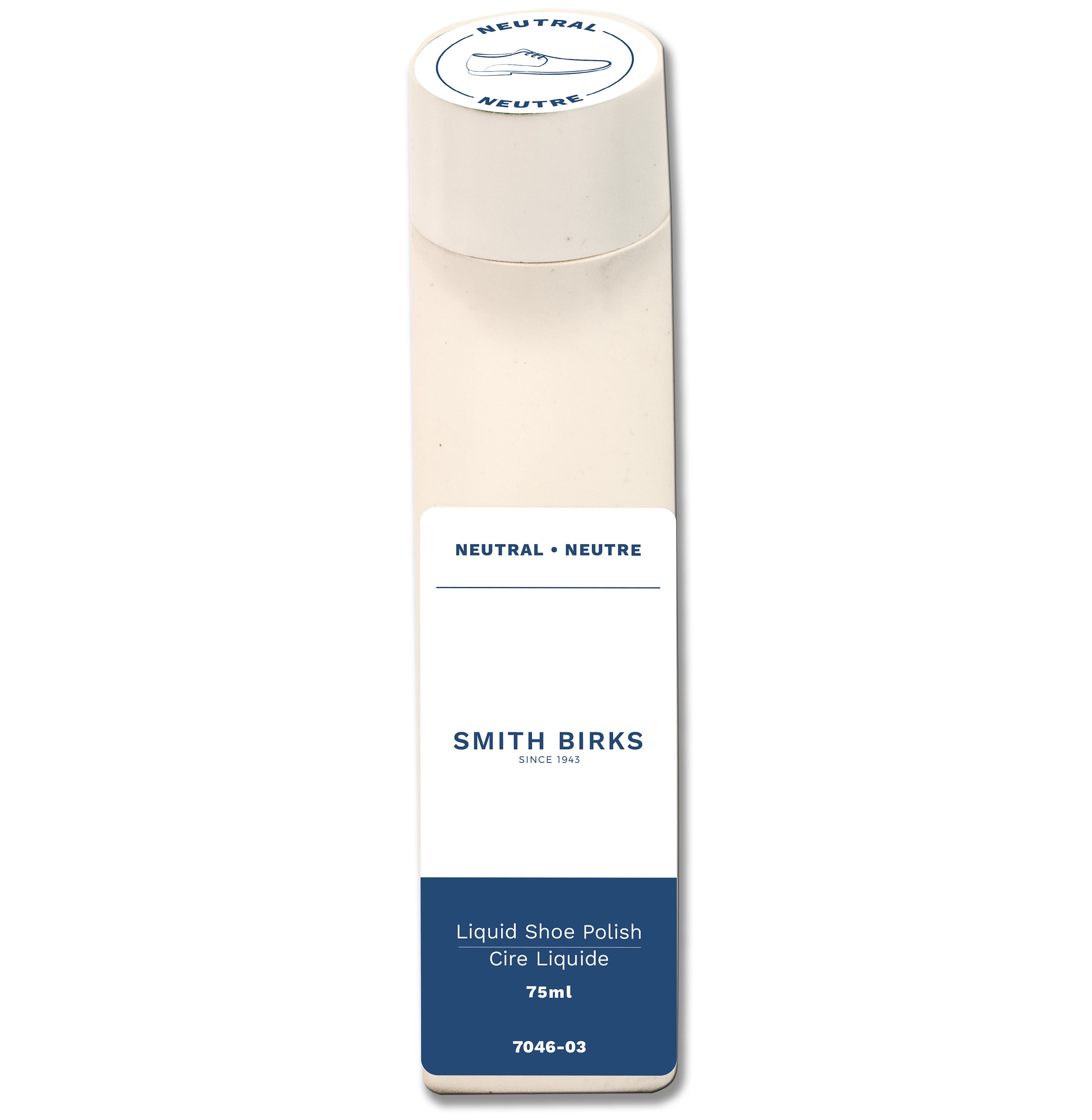 Smith Birks Neutral Liquid Shoe Polish 75ml 