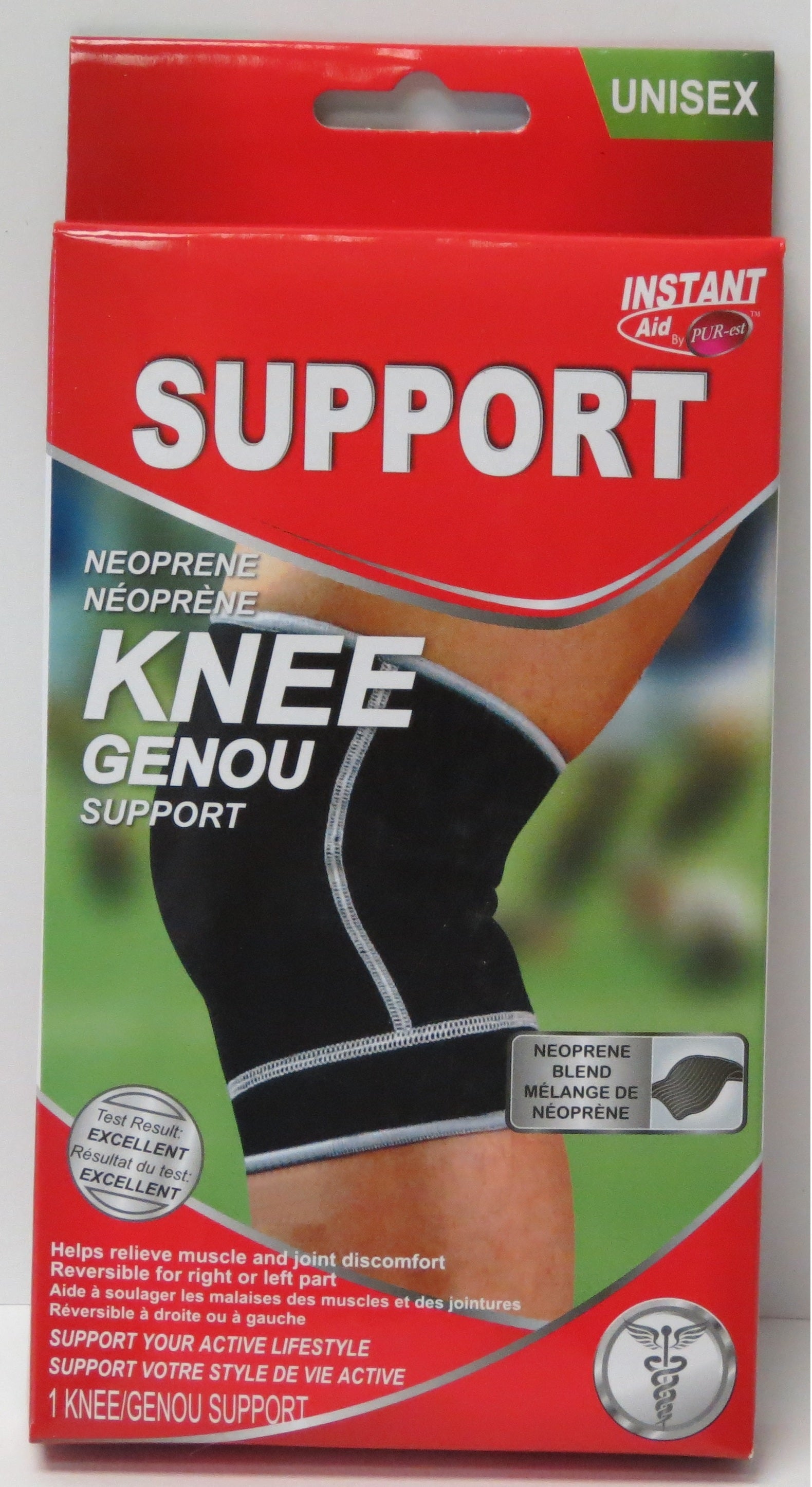 Instant Aid One Size Knee Support - Neoprene, Nylon