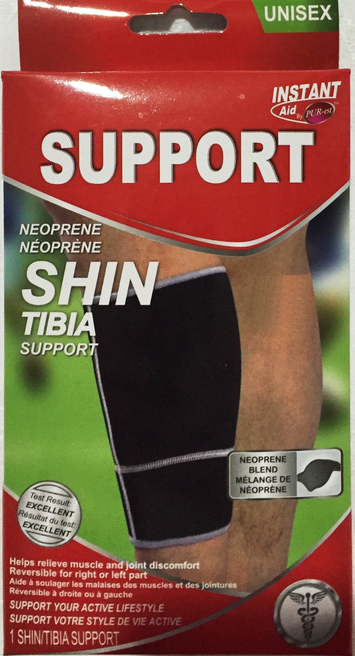 Instant Aid One Size Shin Support - Neoprene, Nylon