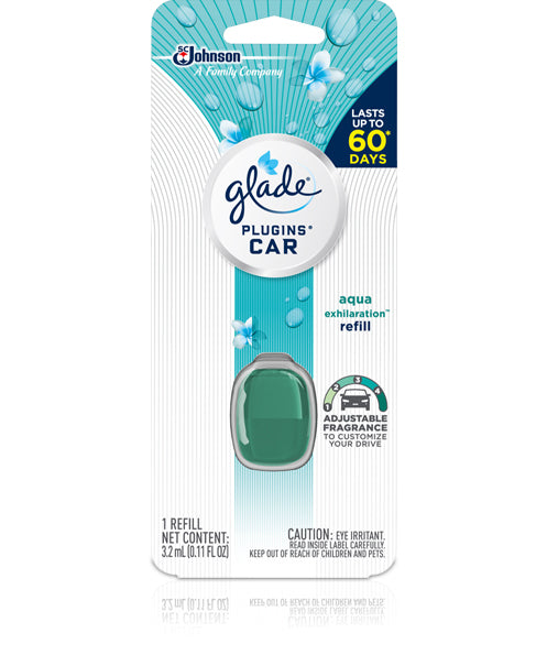 Glade Car Freshener Refill - Aqua Exhilaration 3.2ml