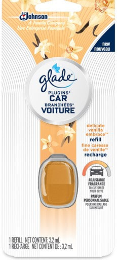 Glade Car Freshener Refill - Delicate Vanilla Embrace 3.2ml