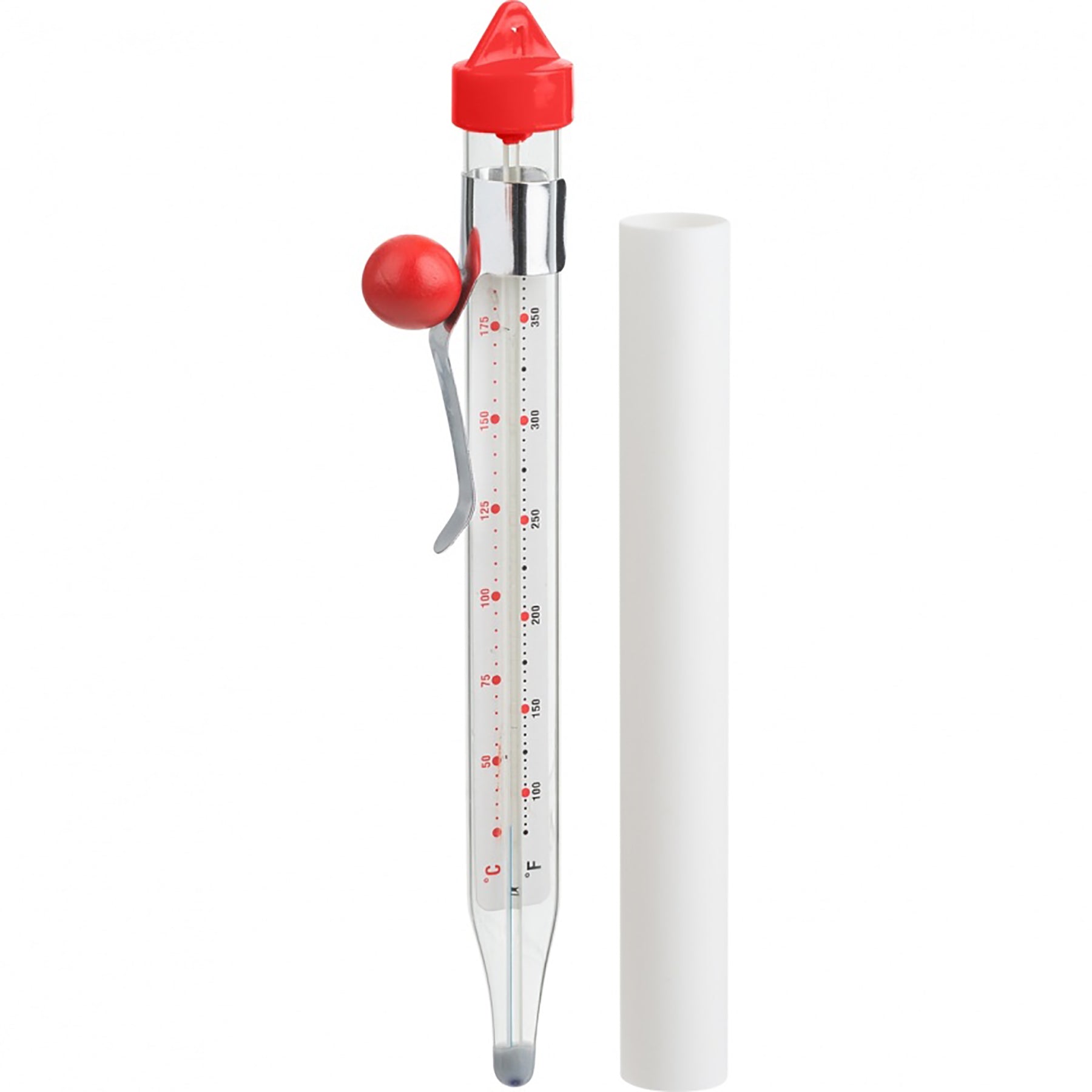 Trudeau Candy and Deep Fry Thermometer with Protector 8in