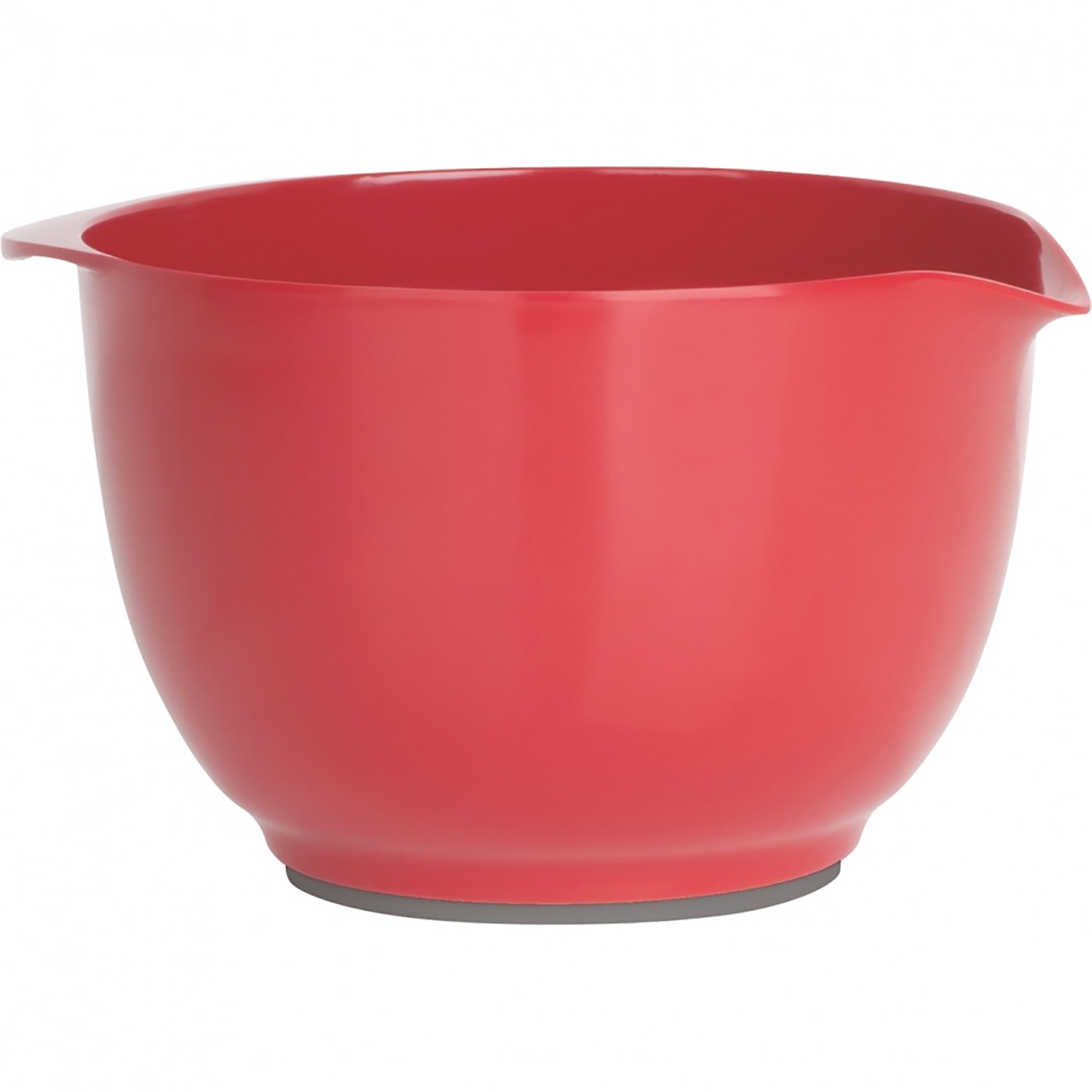 Trudeau Red Melamine Mixing Bowl 1.9L 7x4.75in