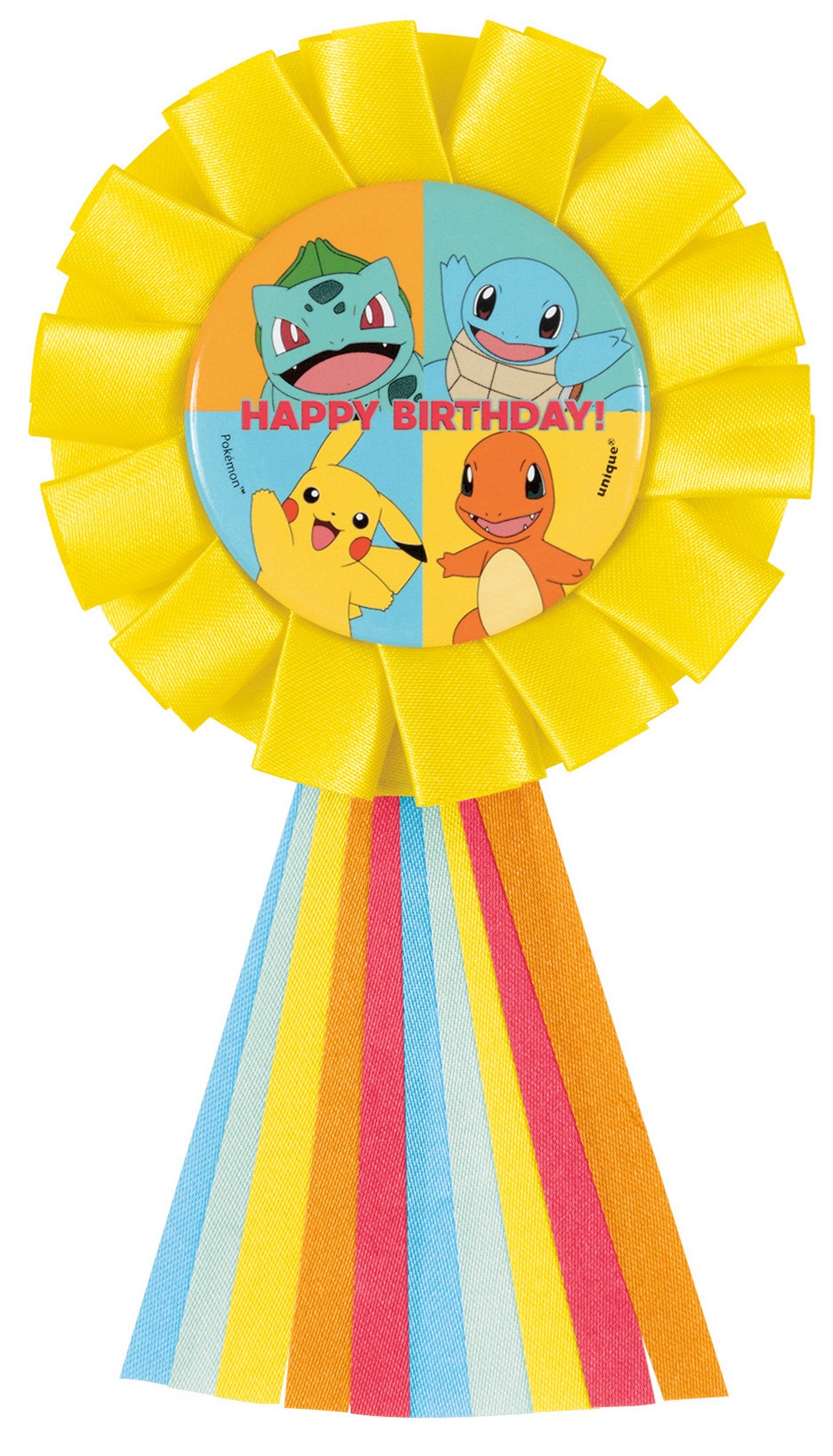 Badge Pokémon Joyeux Anniversaire