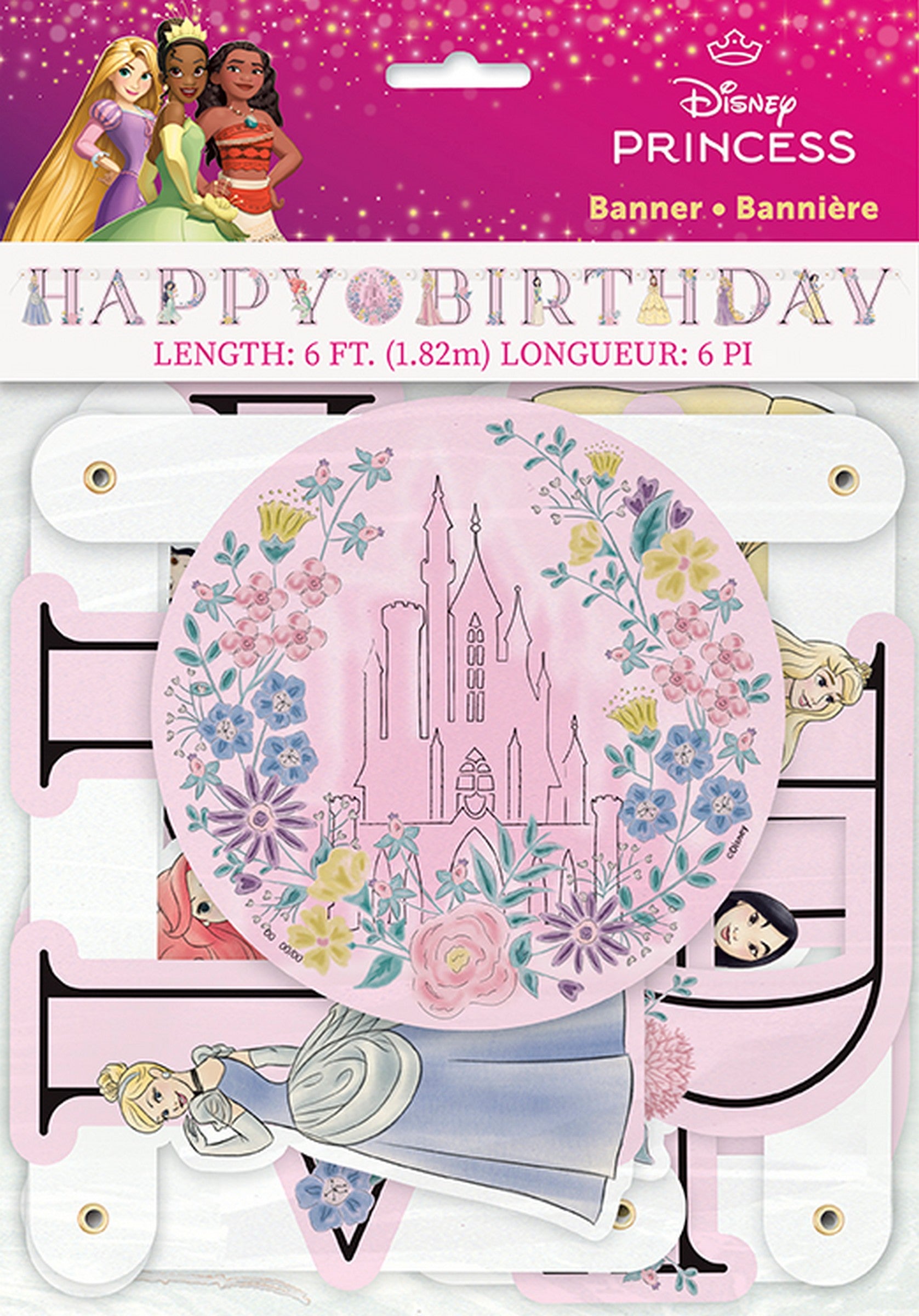 Princess Jointed Banner 72in