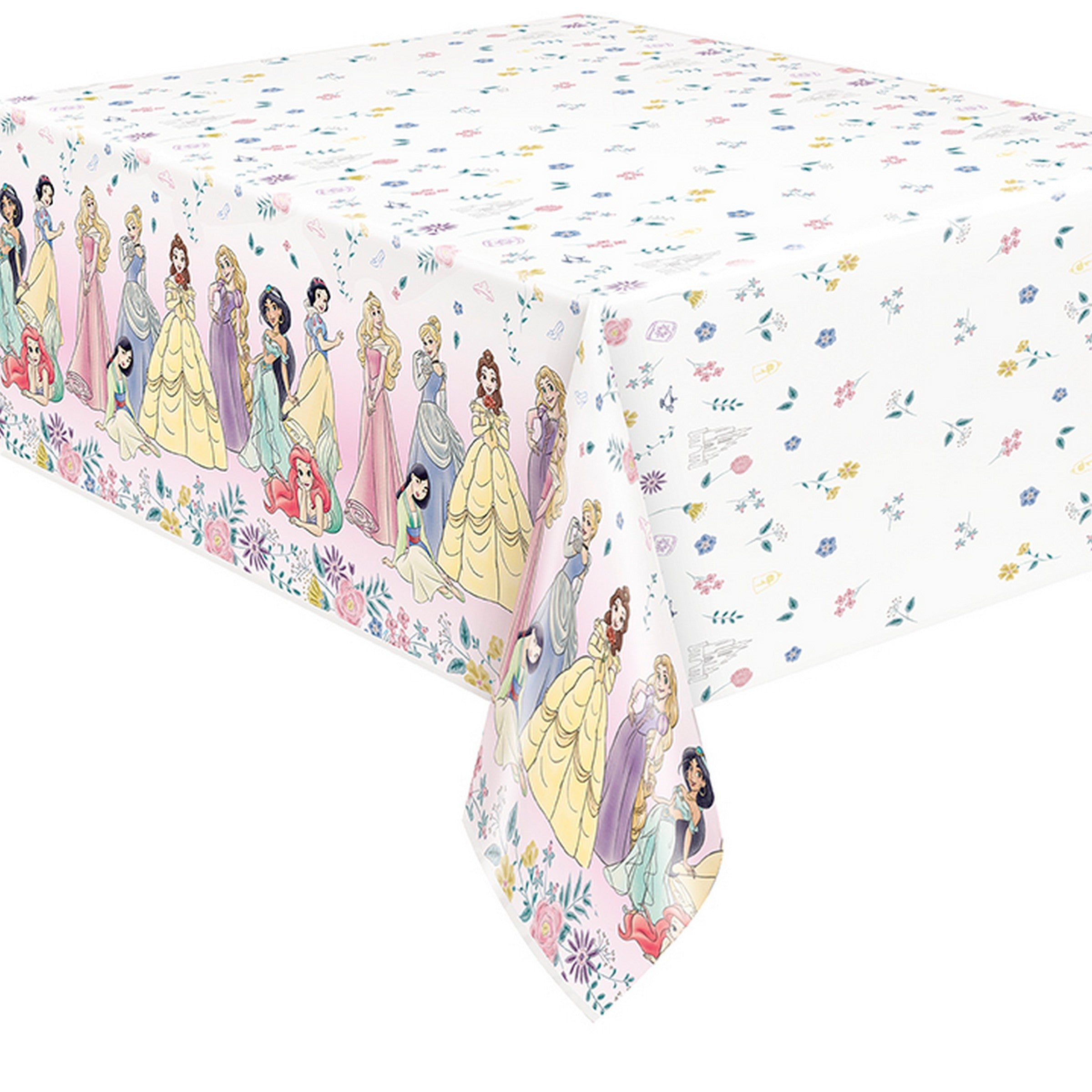 Princess Plastic Table Cover 54x84in