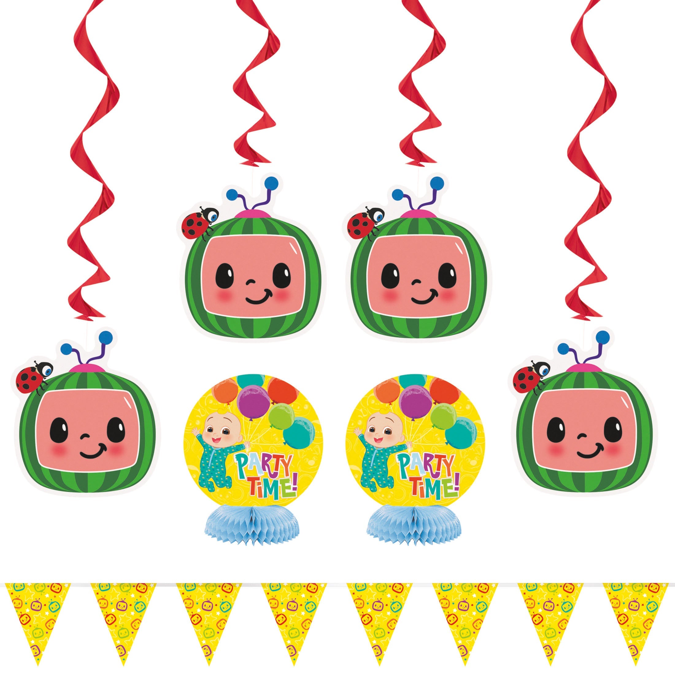 CoComelon 7pcs Decoration Kit - 96in Banner
