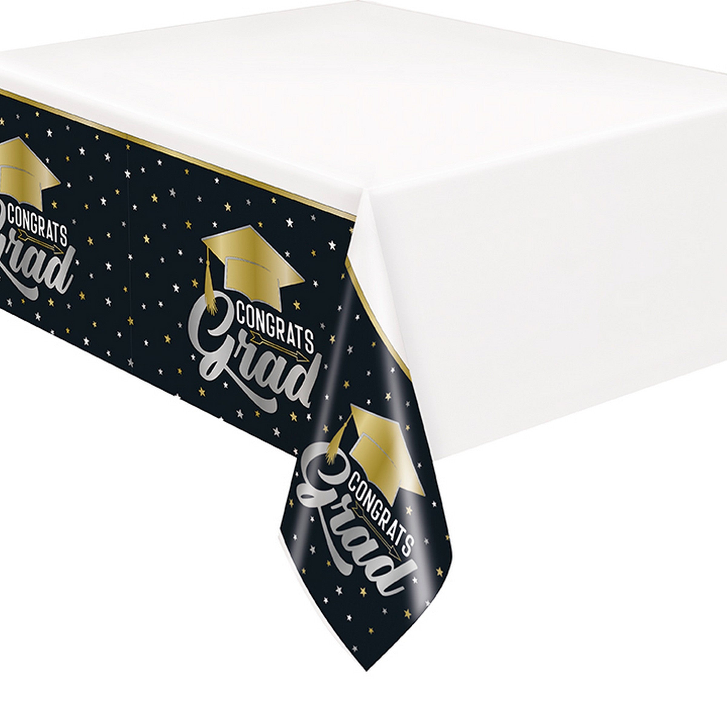 Graduation Plastic Table Cover 54x84in
