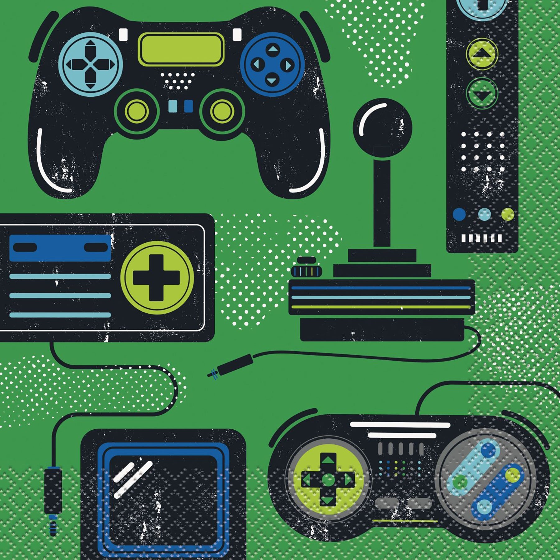 Gamer Birthday 16 Luncheon Napkins 2 Ply 12.75x12.75in 