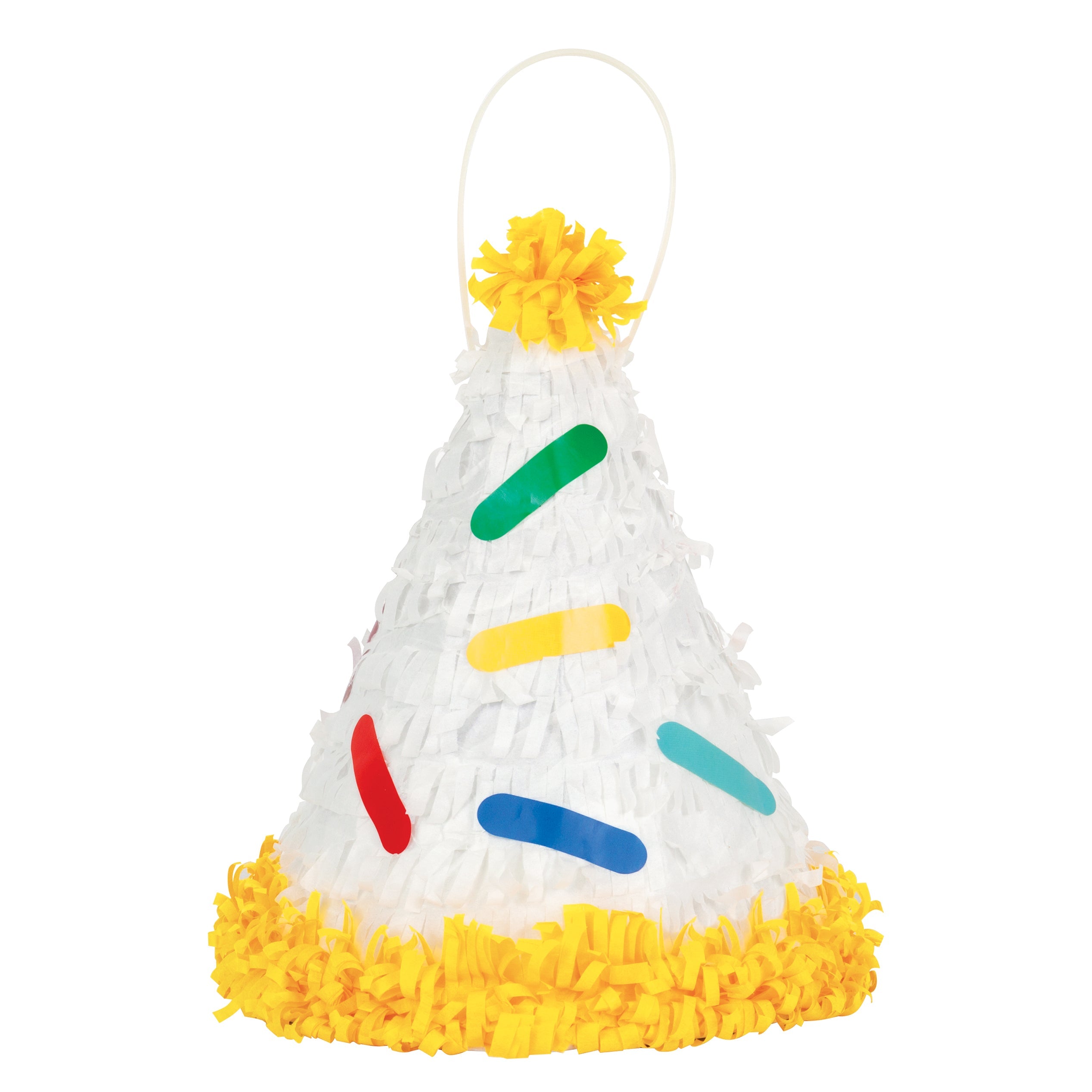 Mini Pinata Decoration - Party Hat 6.5x5.75in