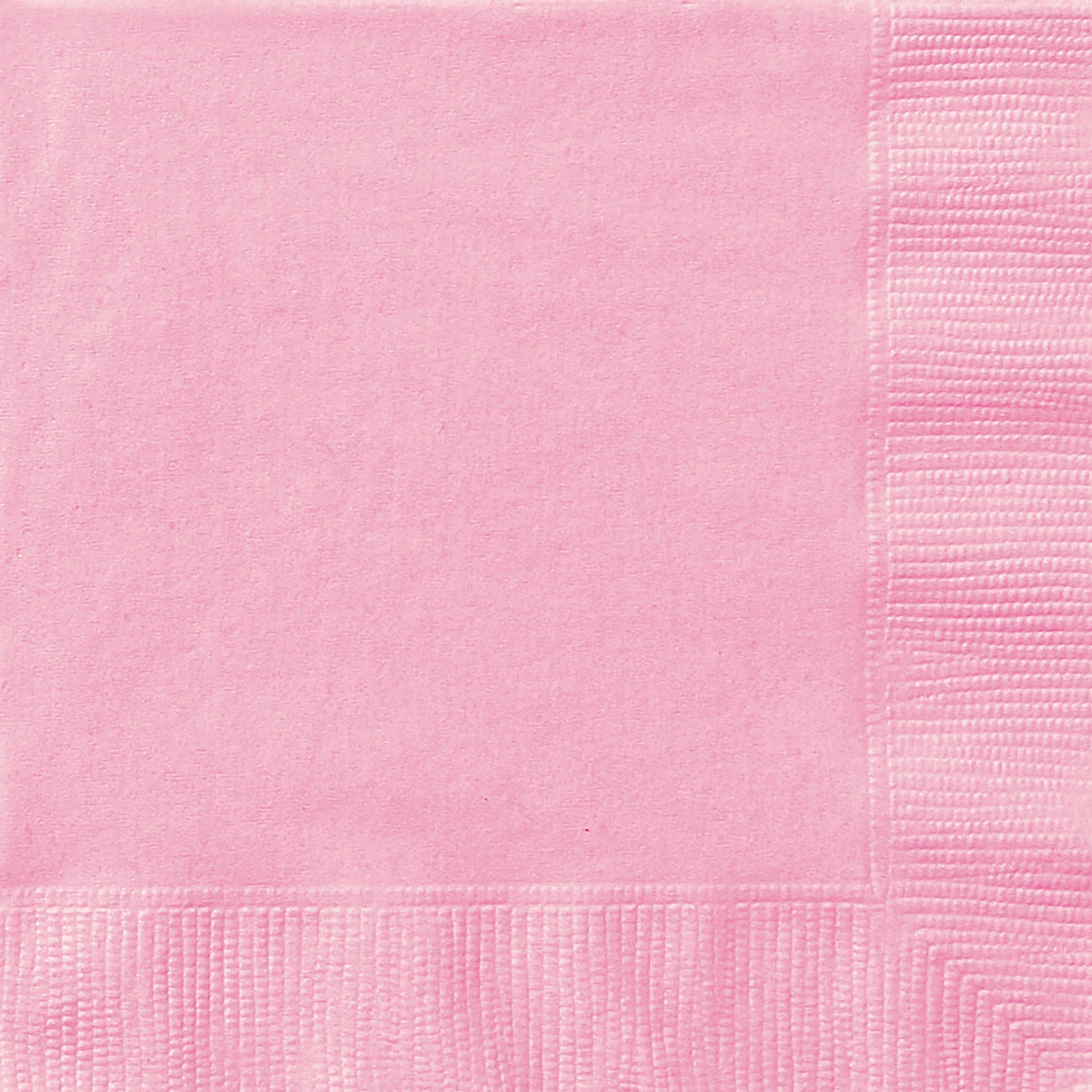 20 Lovely Pink Luncheon Napkins - 2Ply 12.75x12.75in