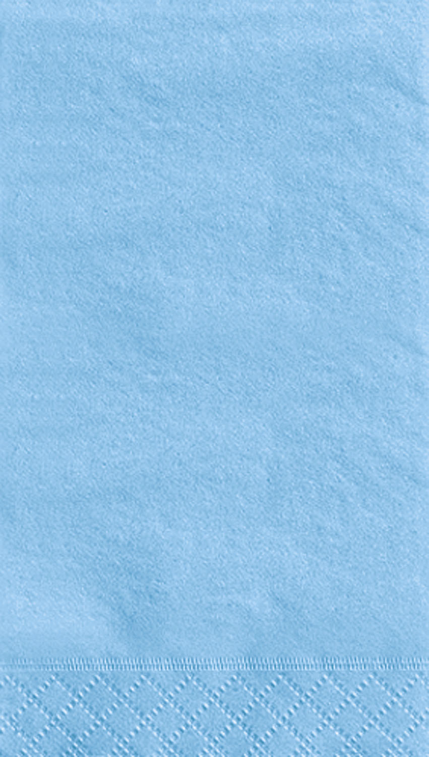20 Powder Blue Guest Napkins - 2Ply 12.9x15.2in