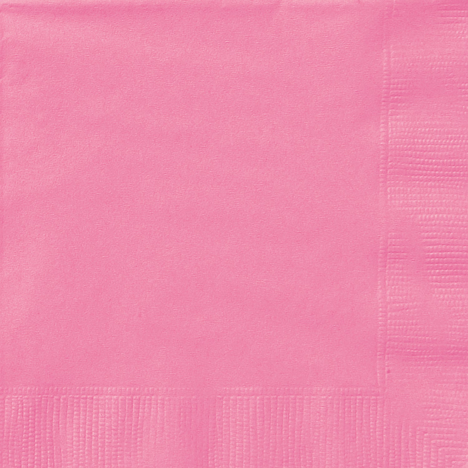 20 Hot Pink Beverage Napkins - 2Ply 9.75x9.75in