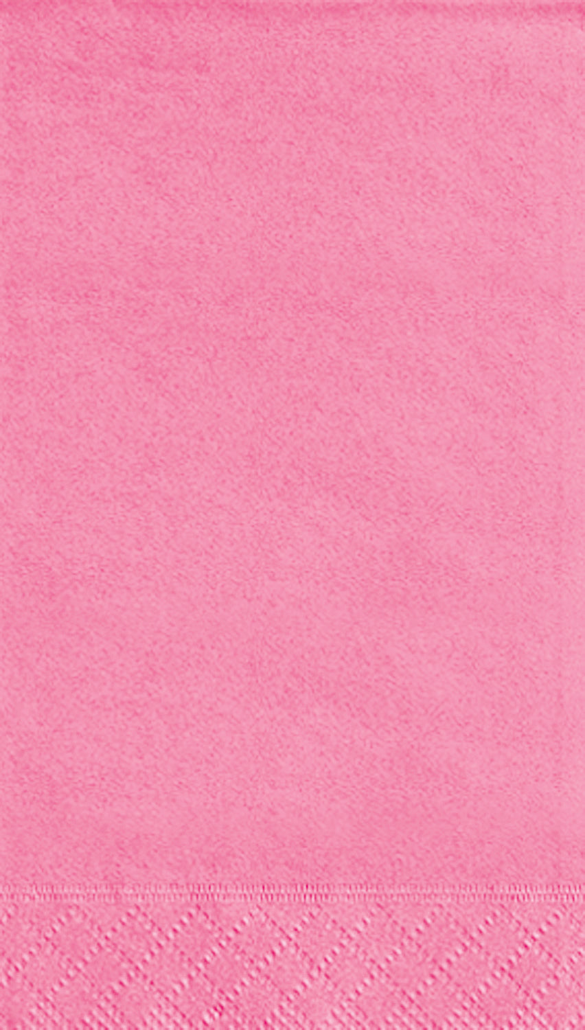 20 Hot Pink Guest Napkins - 2Ply 12.9x15.2in