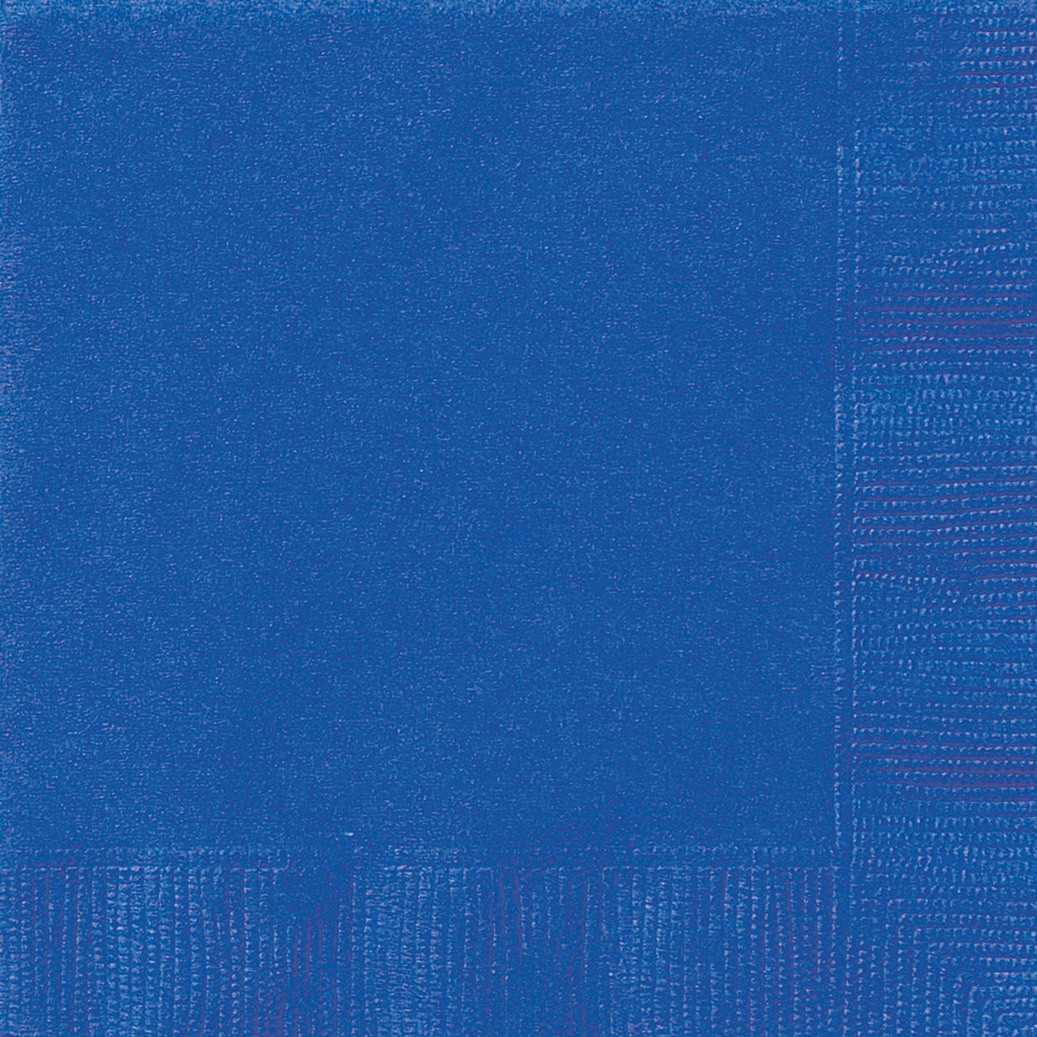 20 Royal Blue Luncheon Napkins - 2Ply 12.75x12.75in