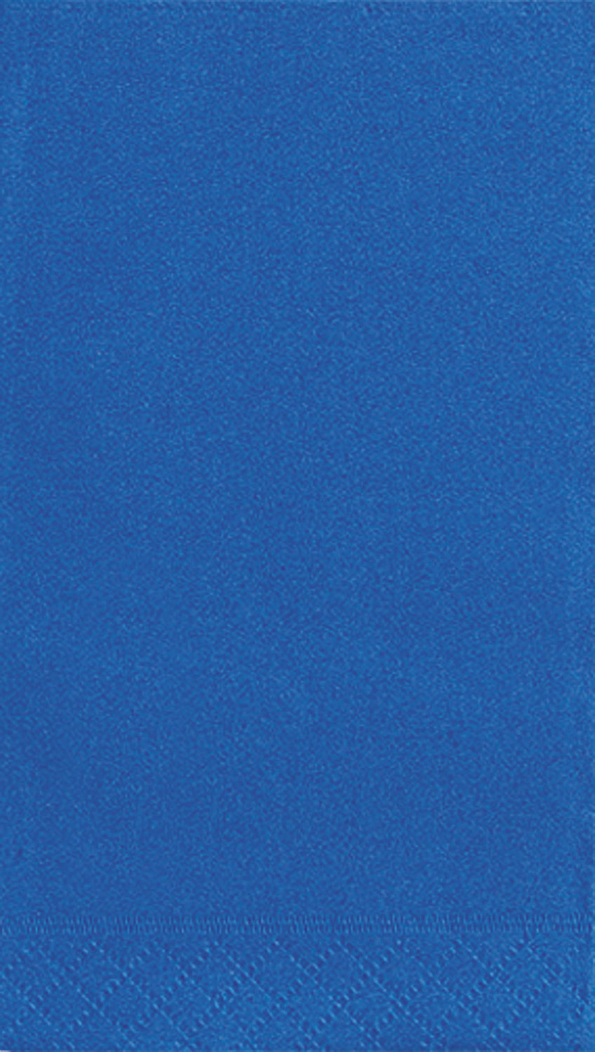 20 Royal Blue Guest Napkins - 2Ply 12.9x15.2in