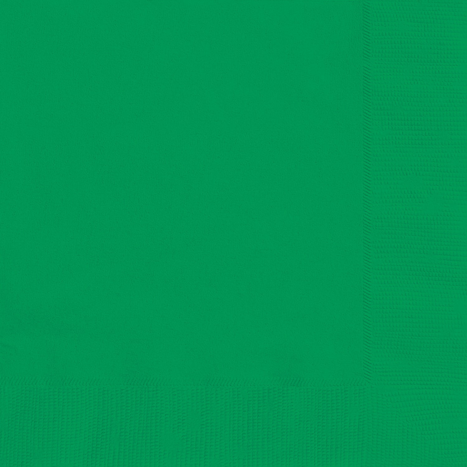 20 Emerald Green Luncheon Napkins - 2Ply 12.75x12.75in