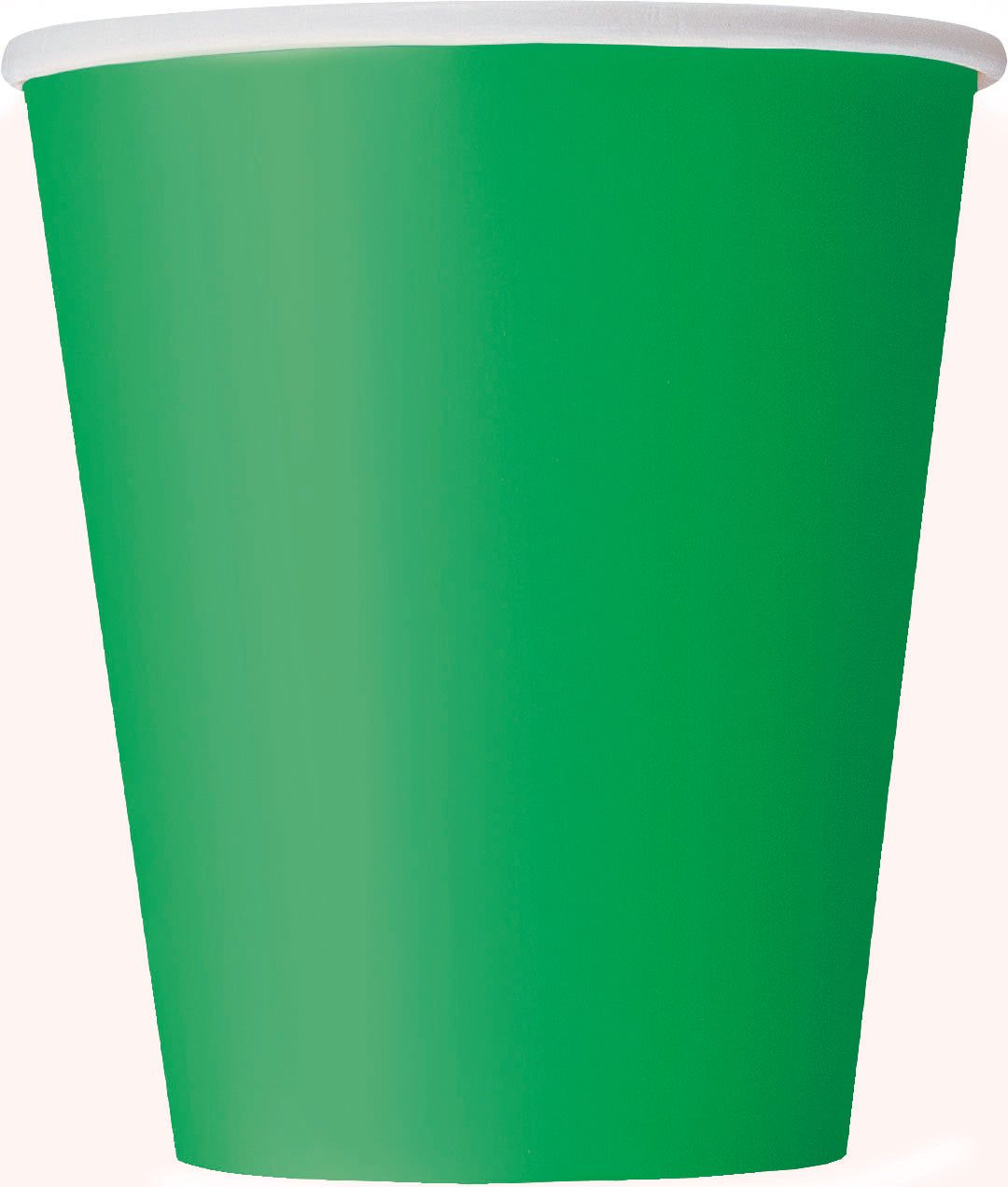8 Emerald Green Paper Cups 9oz