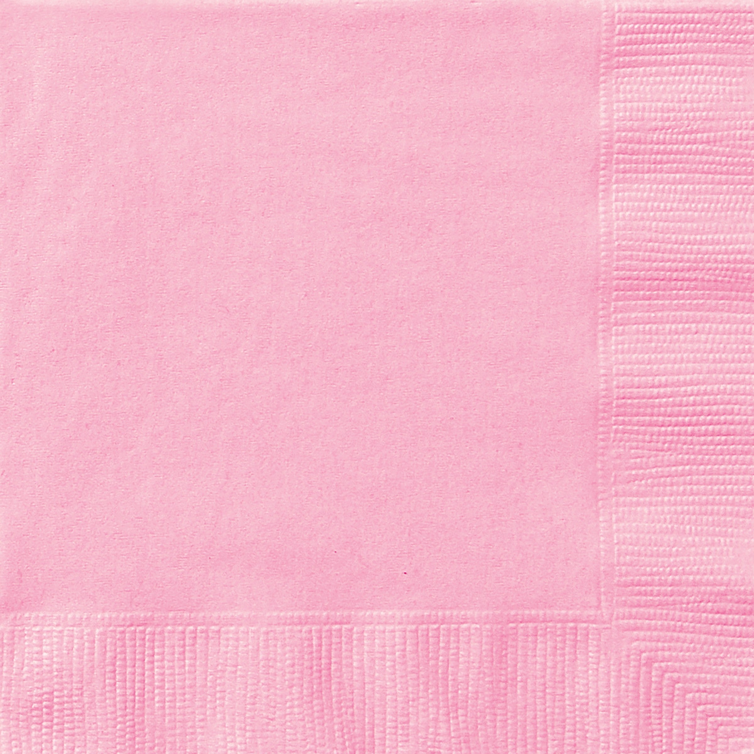 40 Lovely Pink Luncheon Napkins 2 Ply 12.75x12.75in 