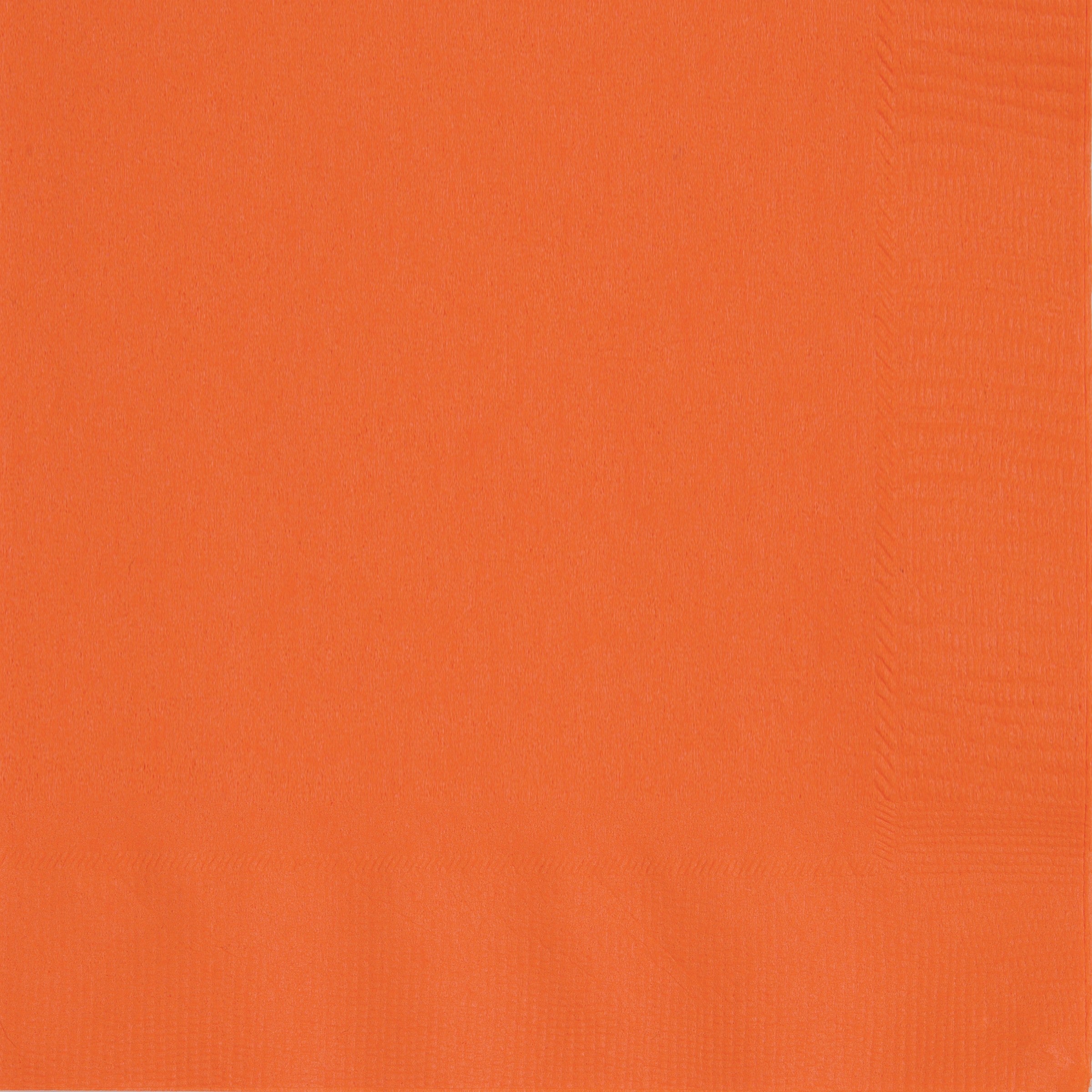 40 Pumpkin Orange Luncheon Napkins 2 Ply 12.75x12.75in