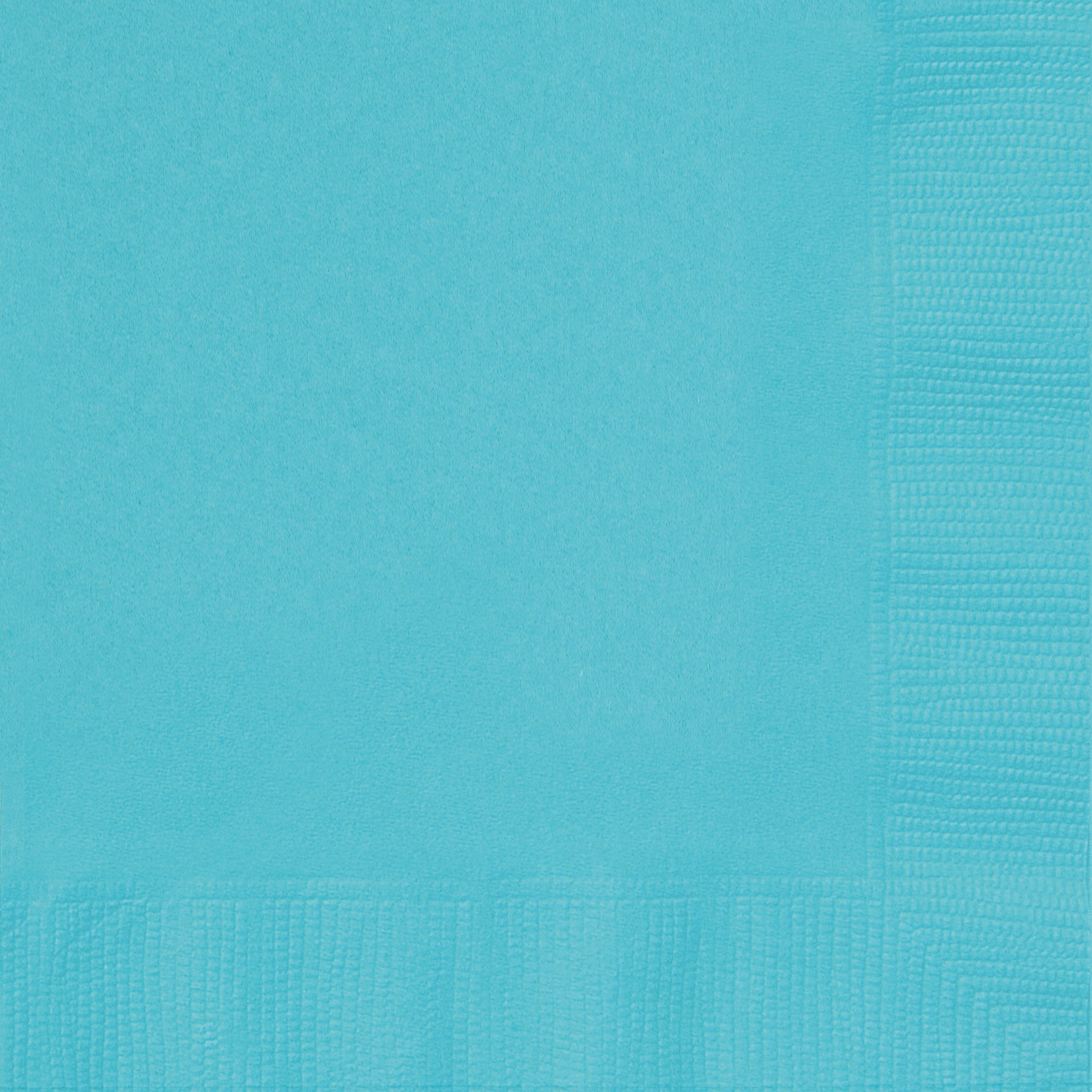 40 Terrific Teal Luncheon Napkins 2 Ply 12.75x12.75in 