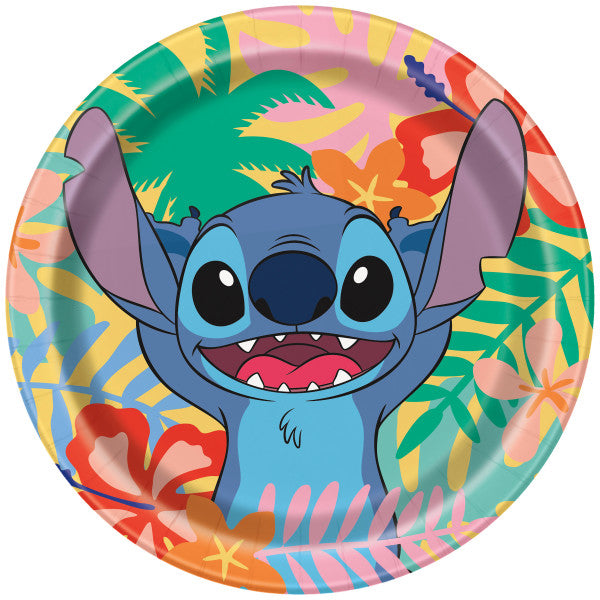 Stitch 8 Round Paper Plates 7in