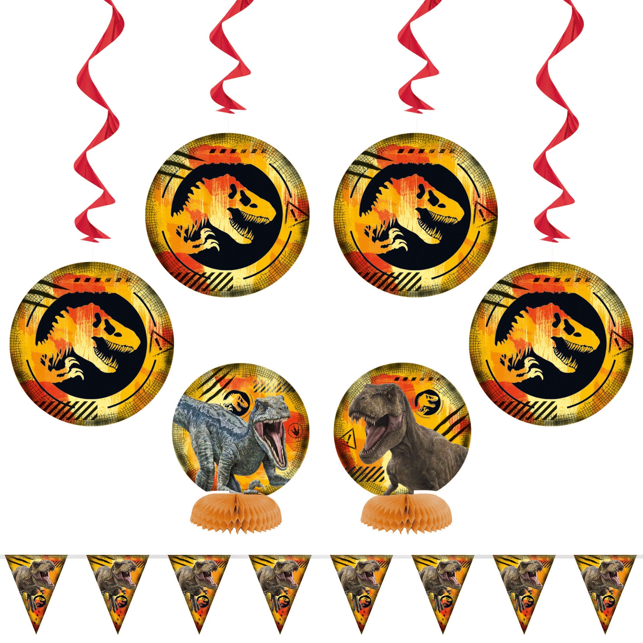 Jurassic World 7pcs Decoration Kit 96in Banner 
