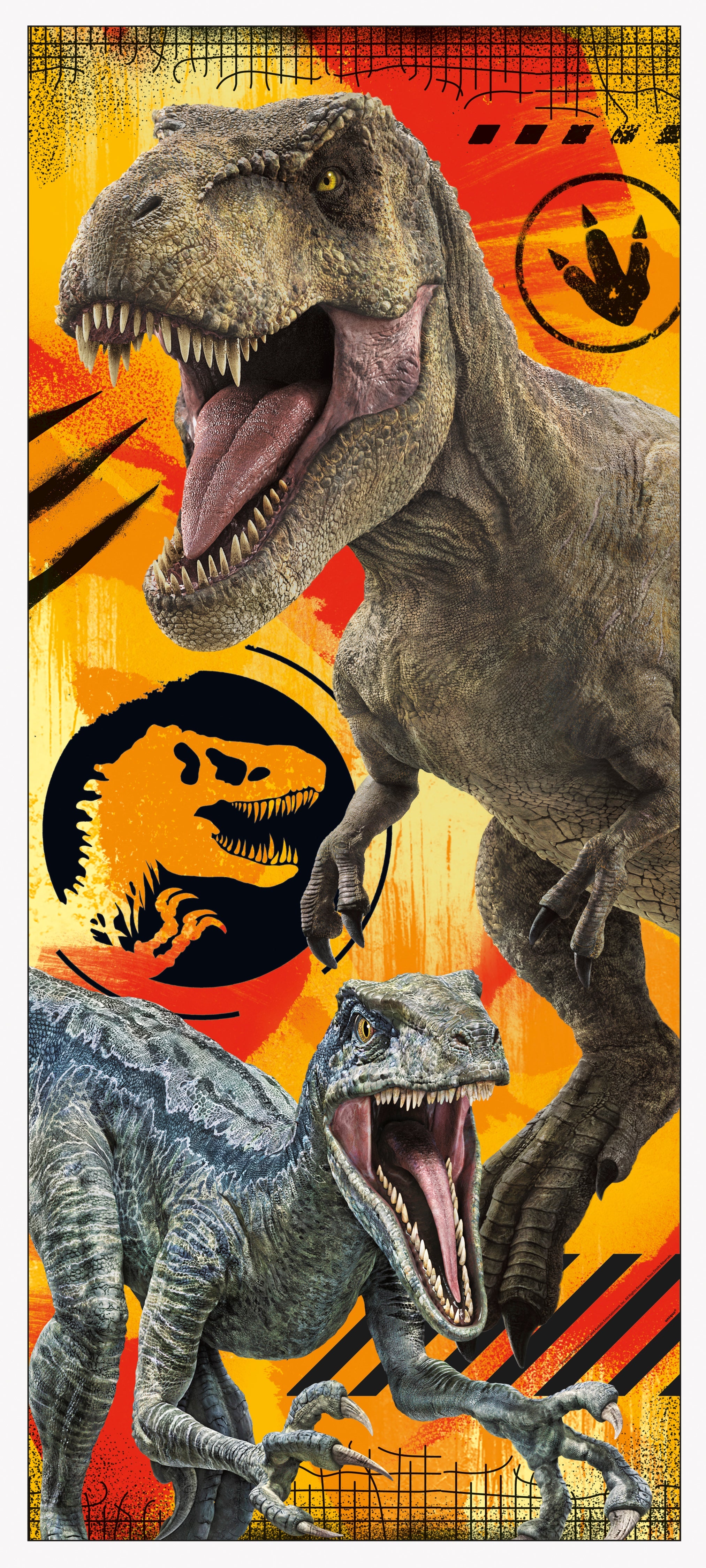 Jurassic World Plastic Door Poster 27x60in