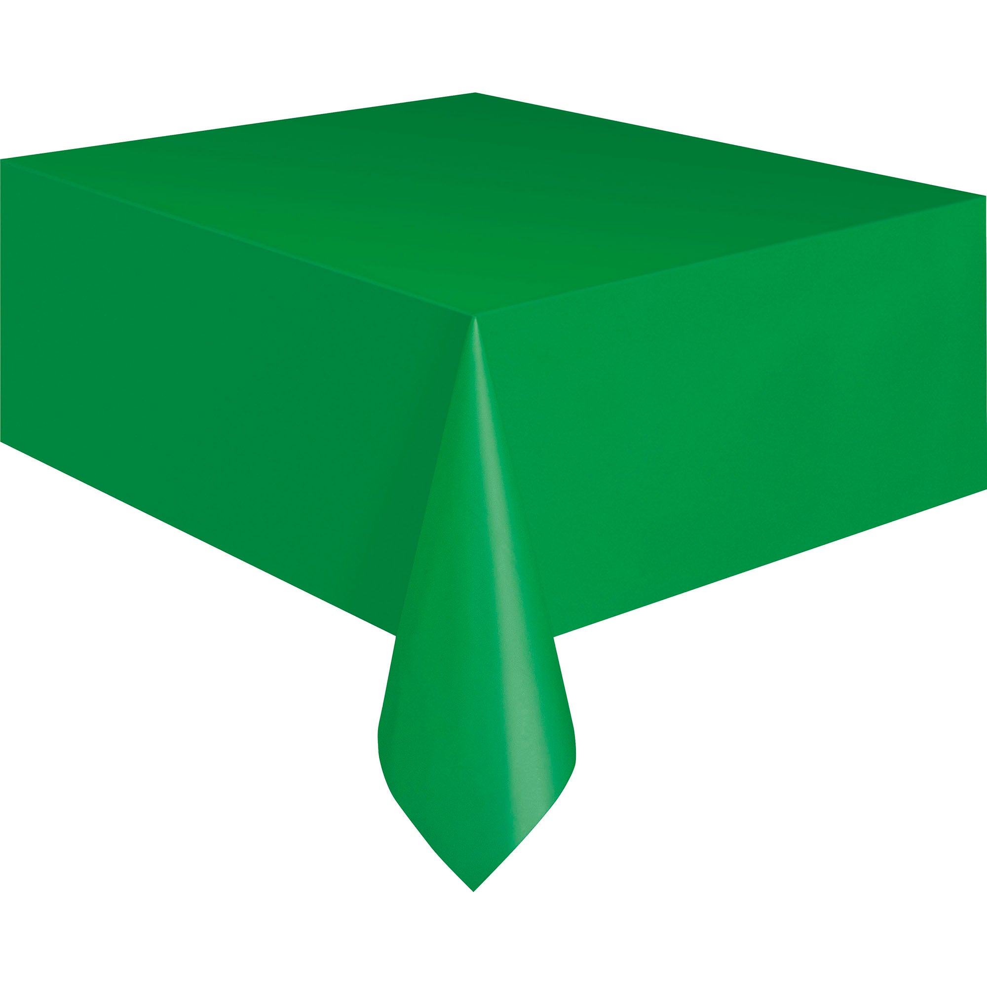 Plastic Table Cover Emerald Green 54x108in