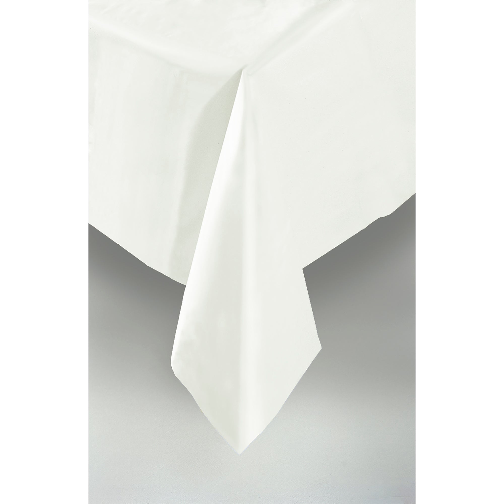 Nappe en Plastique Blanche 54x108po