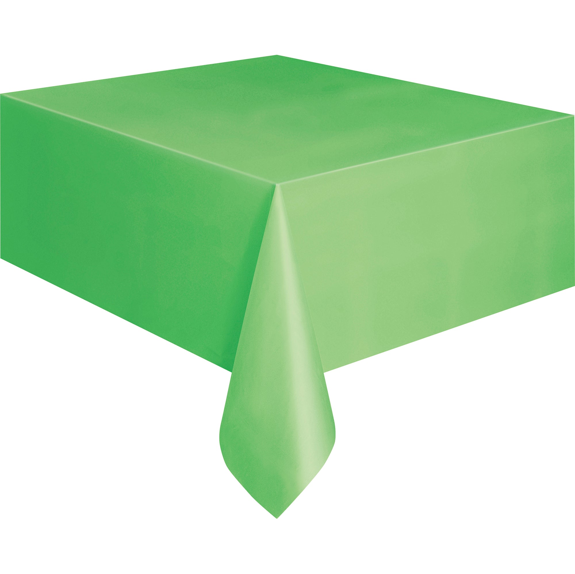 Plastic Table Cover Lime Green 54x108in
