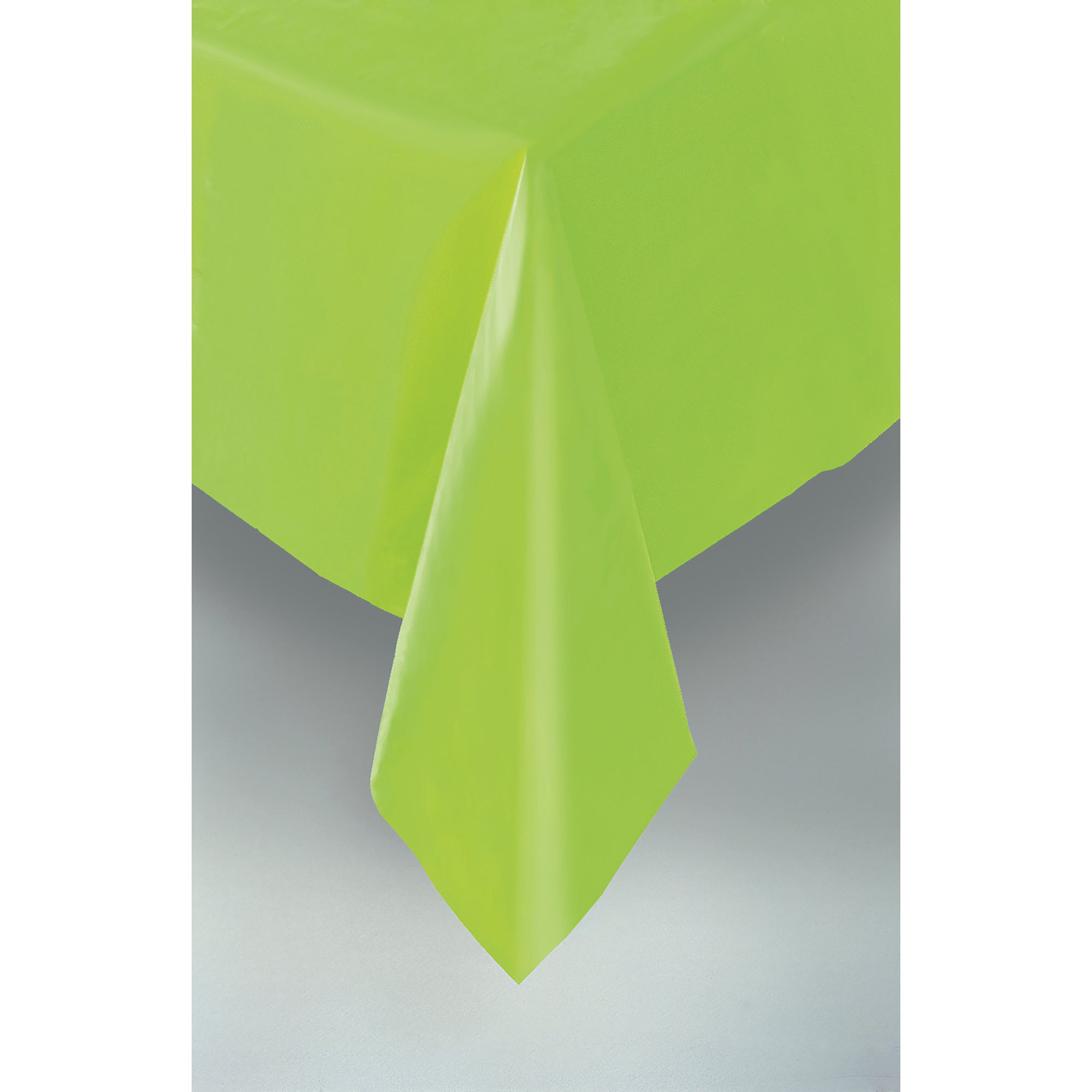 Plastic Table Cover Lime Green 54x108in