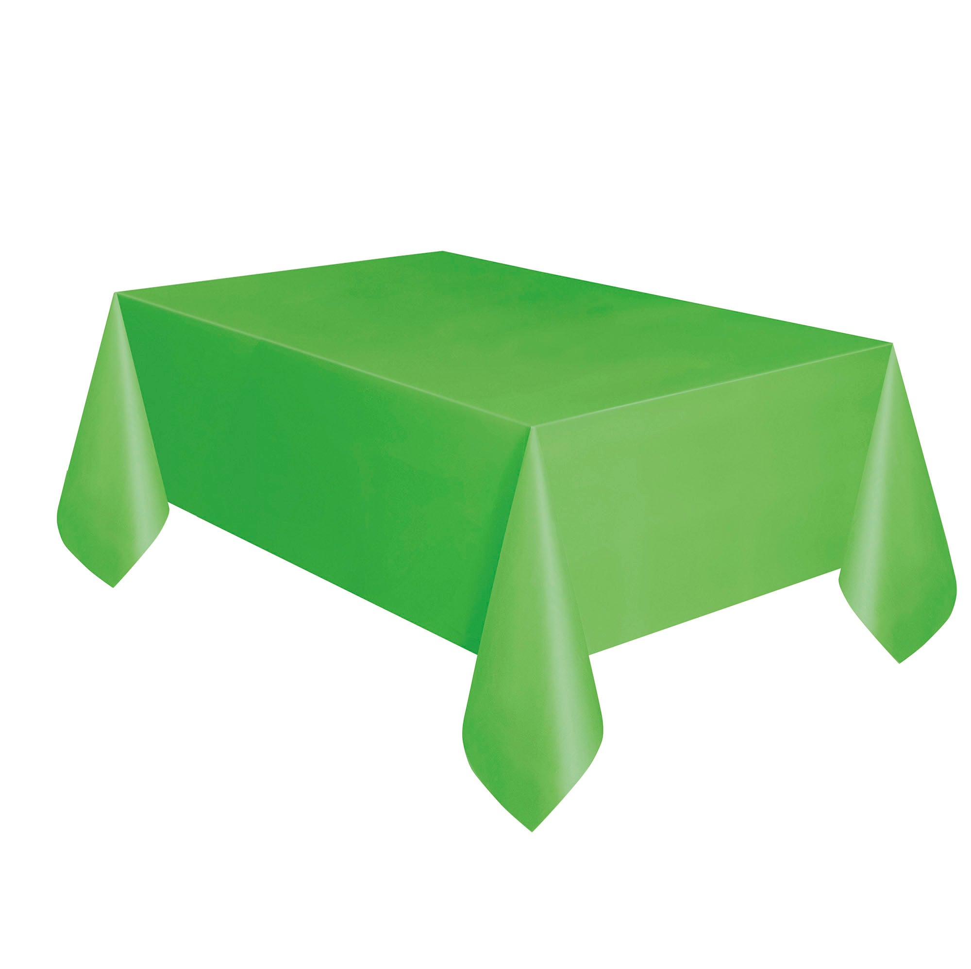 Plastic Table Cover Lime Green 54x108in