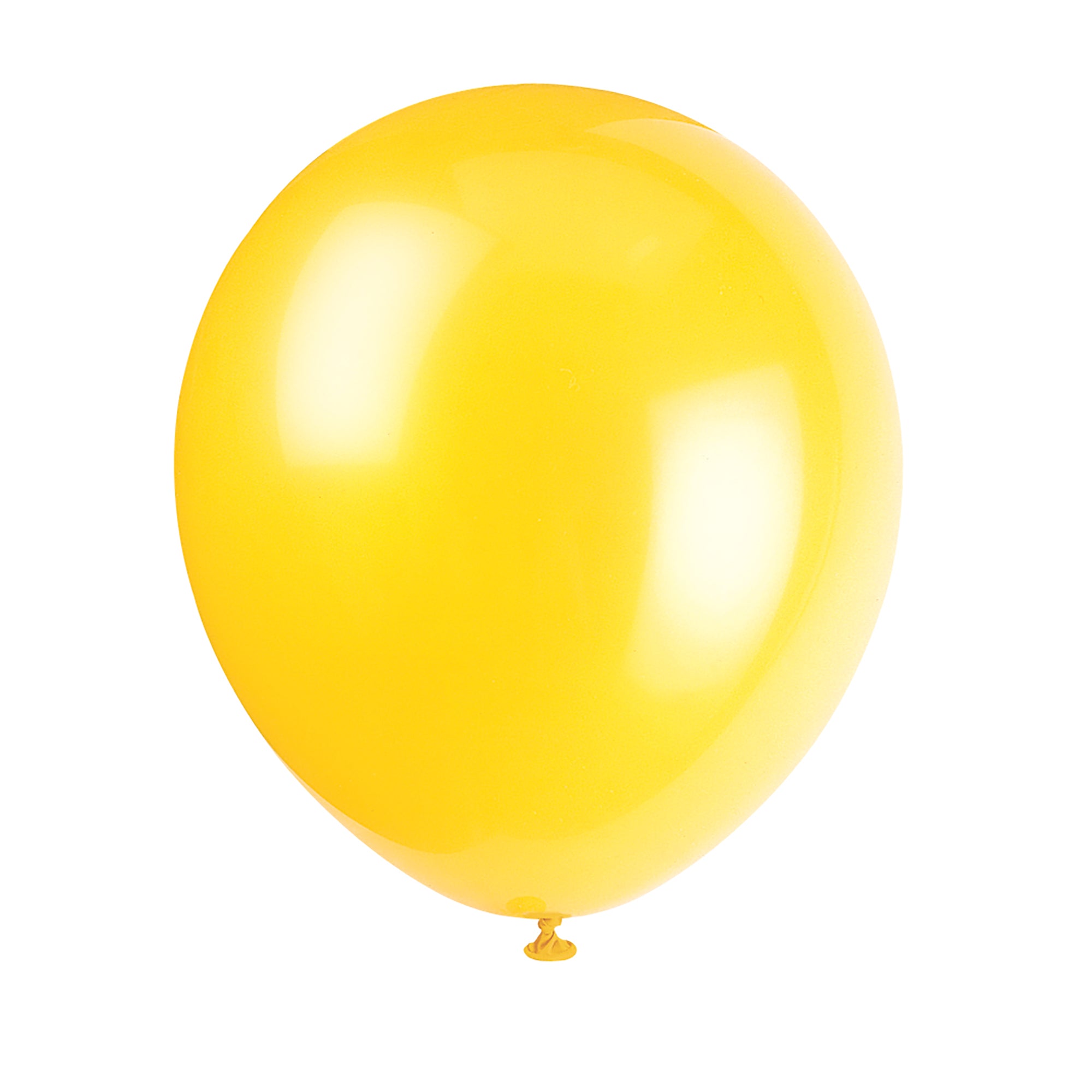 10 Latex Balloons 12in Yellow