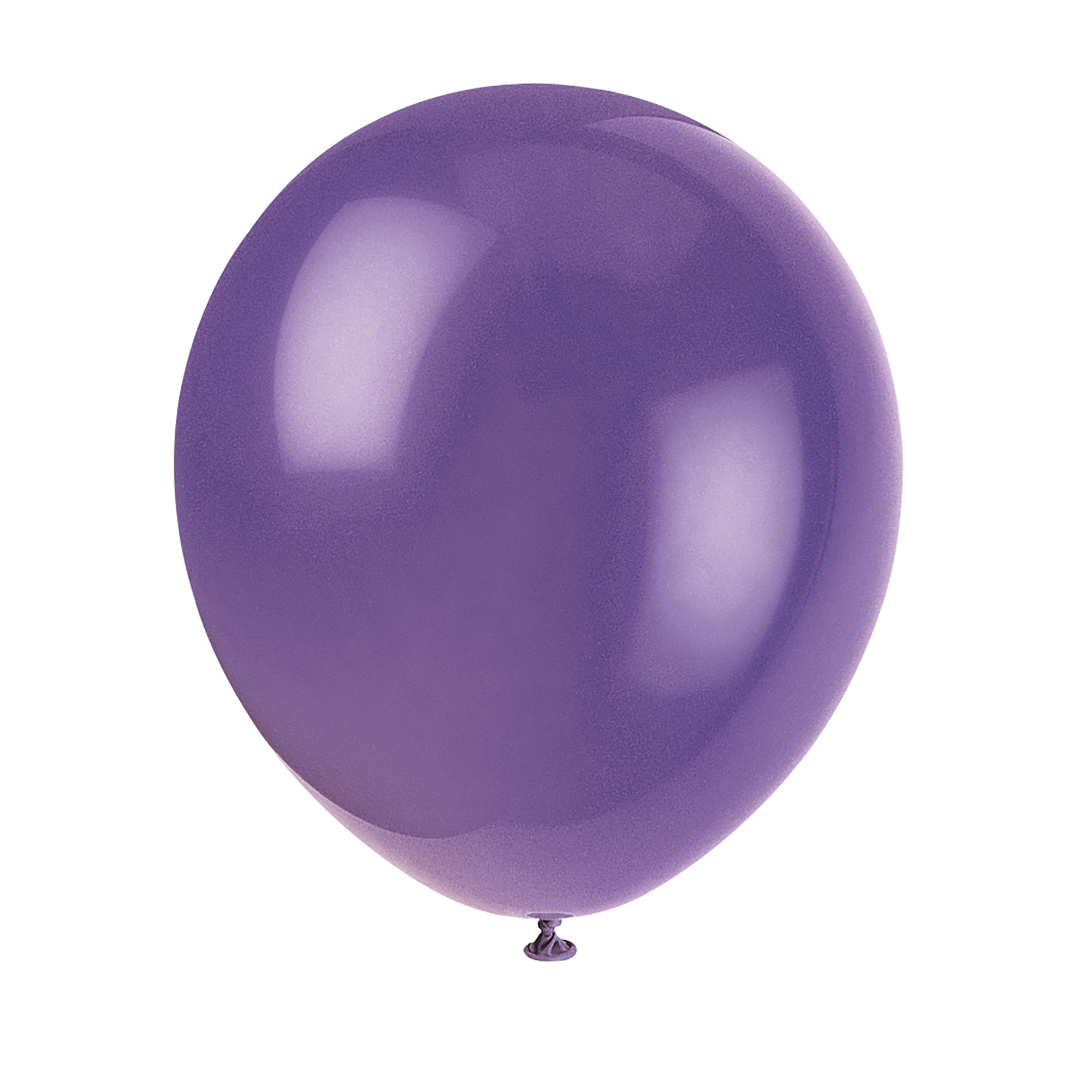 10 Ballons Latex 12po Mauves 