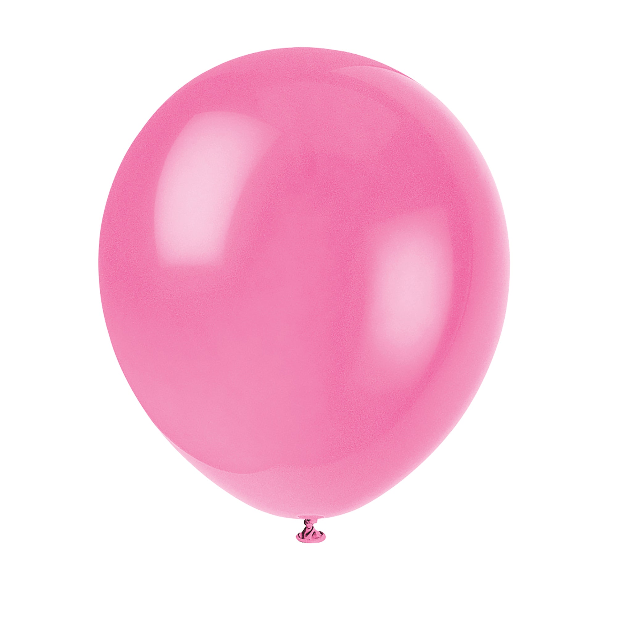 10 Ballons Latex 12po Rose Gomme 