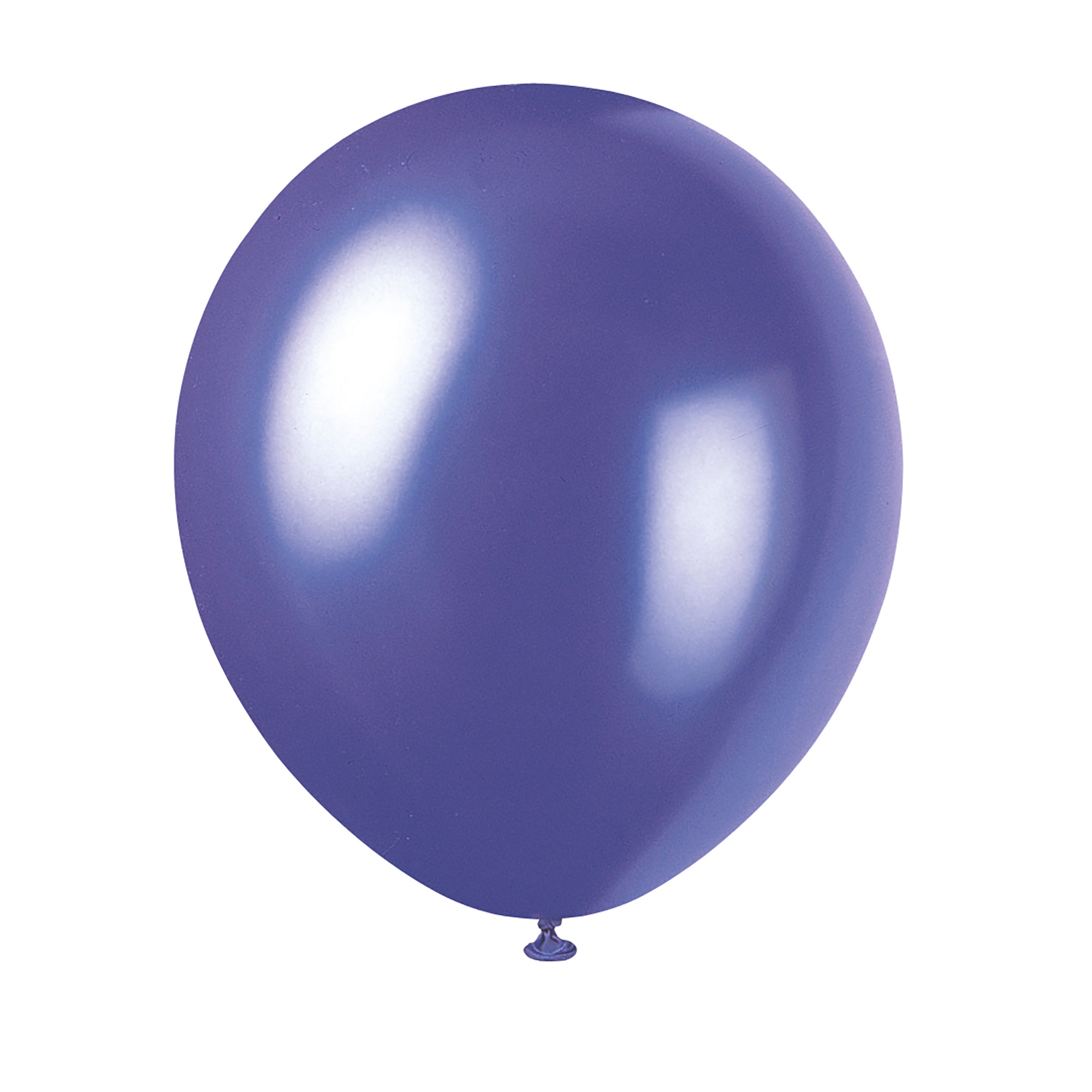 8 Ballons Latex 12po Satinés Mauves