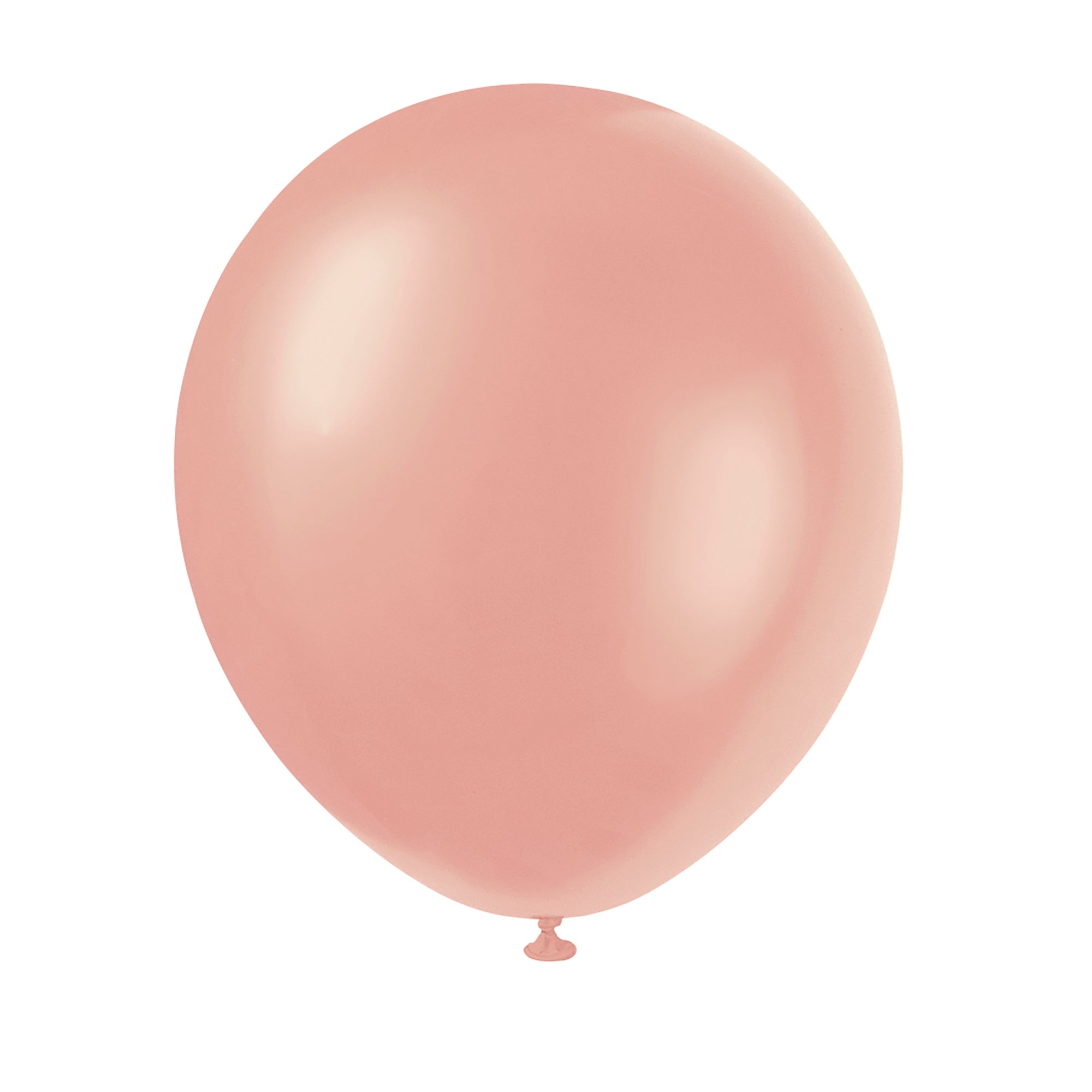 8 Latex Pearlized Balloons 12in Rose Gold