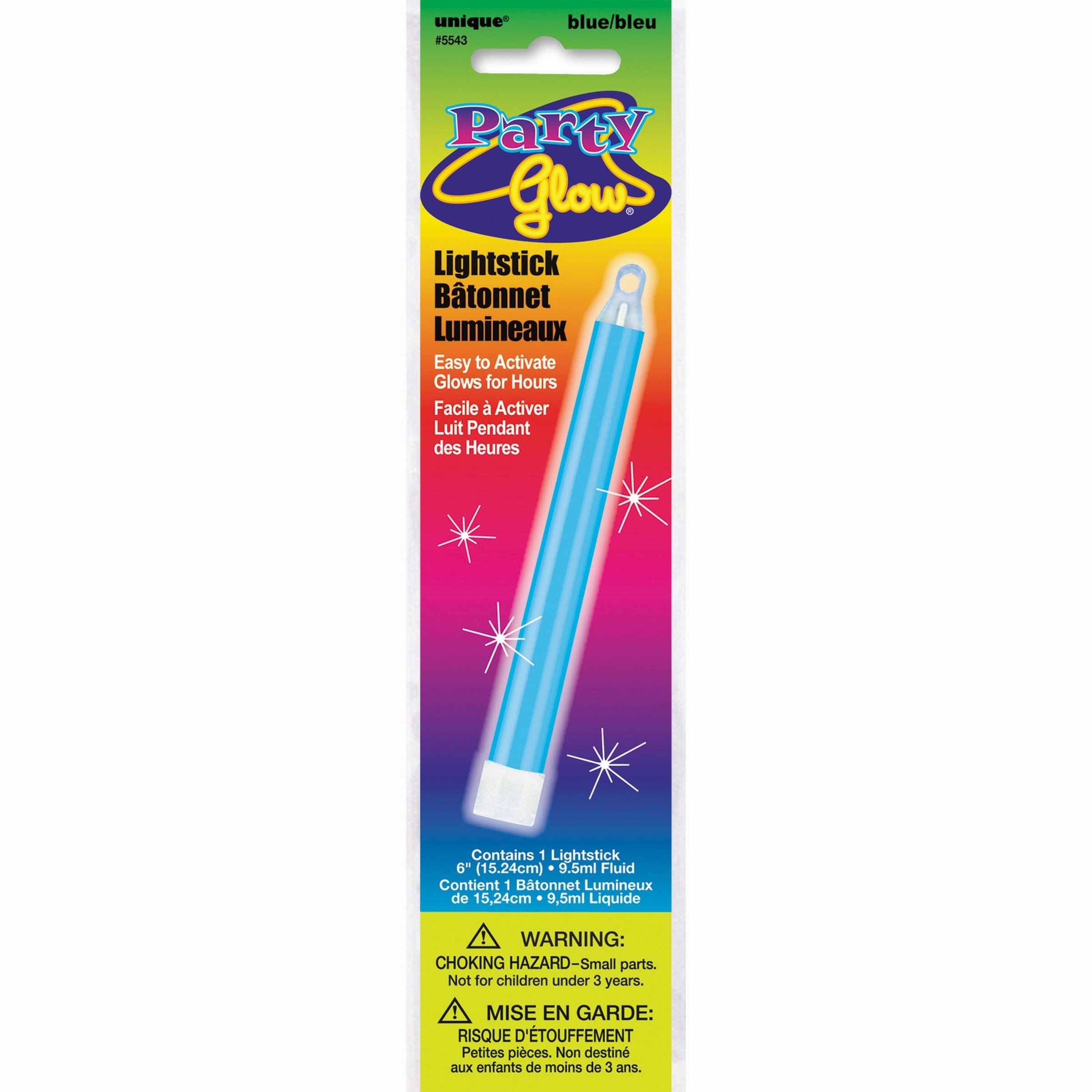 Glow Stick - Blue 6in