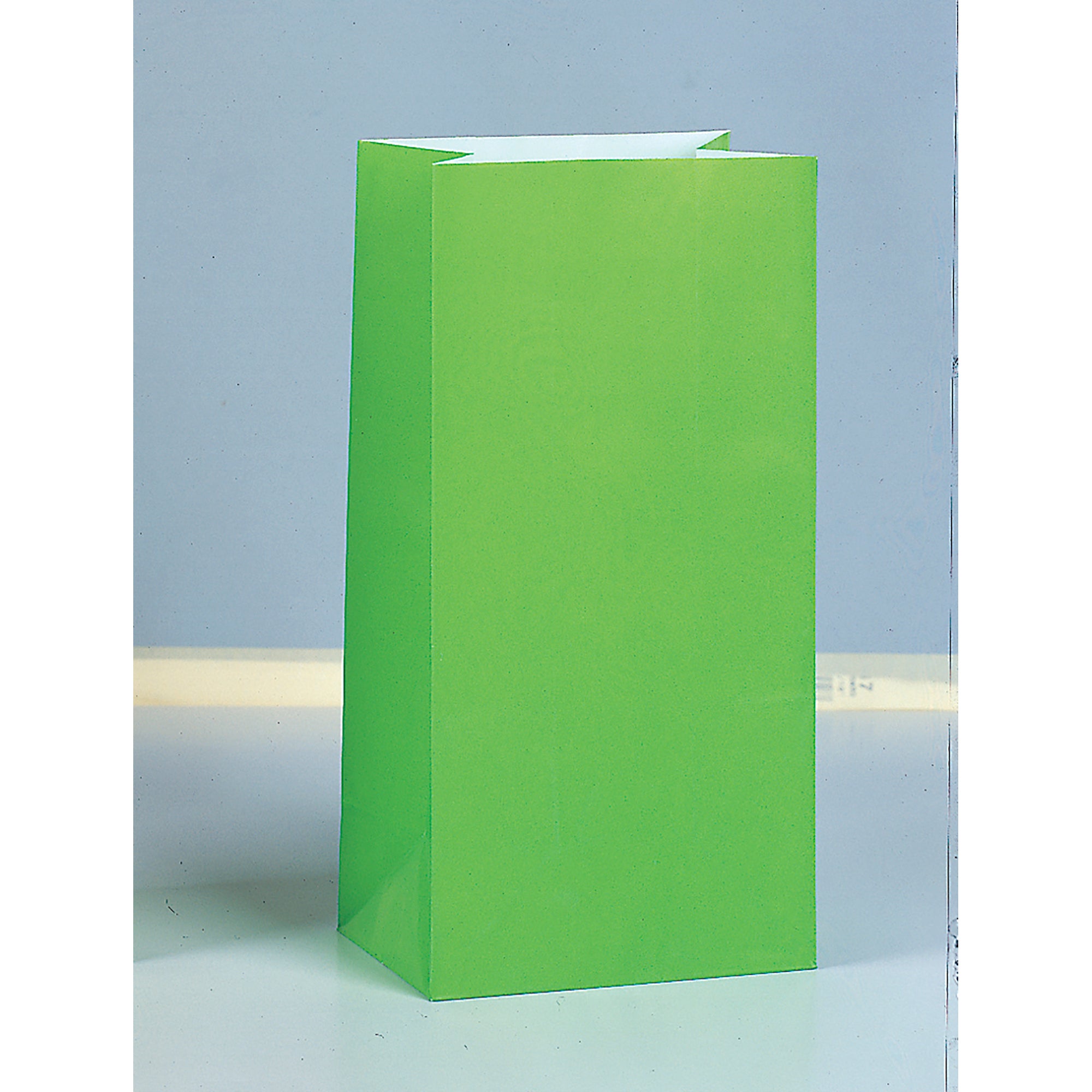 10 Party Paper Bags Assorted Neon 10H x 5W in