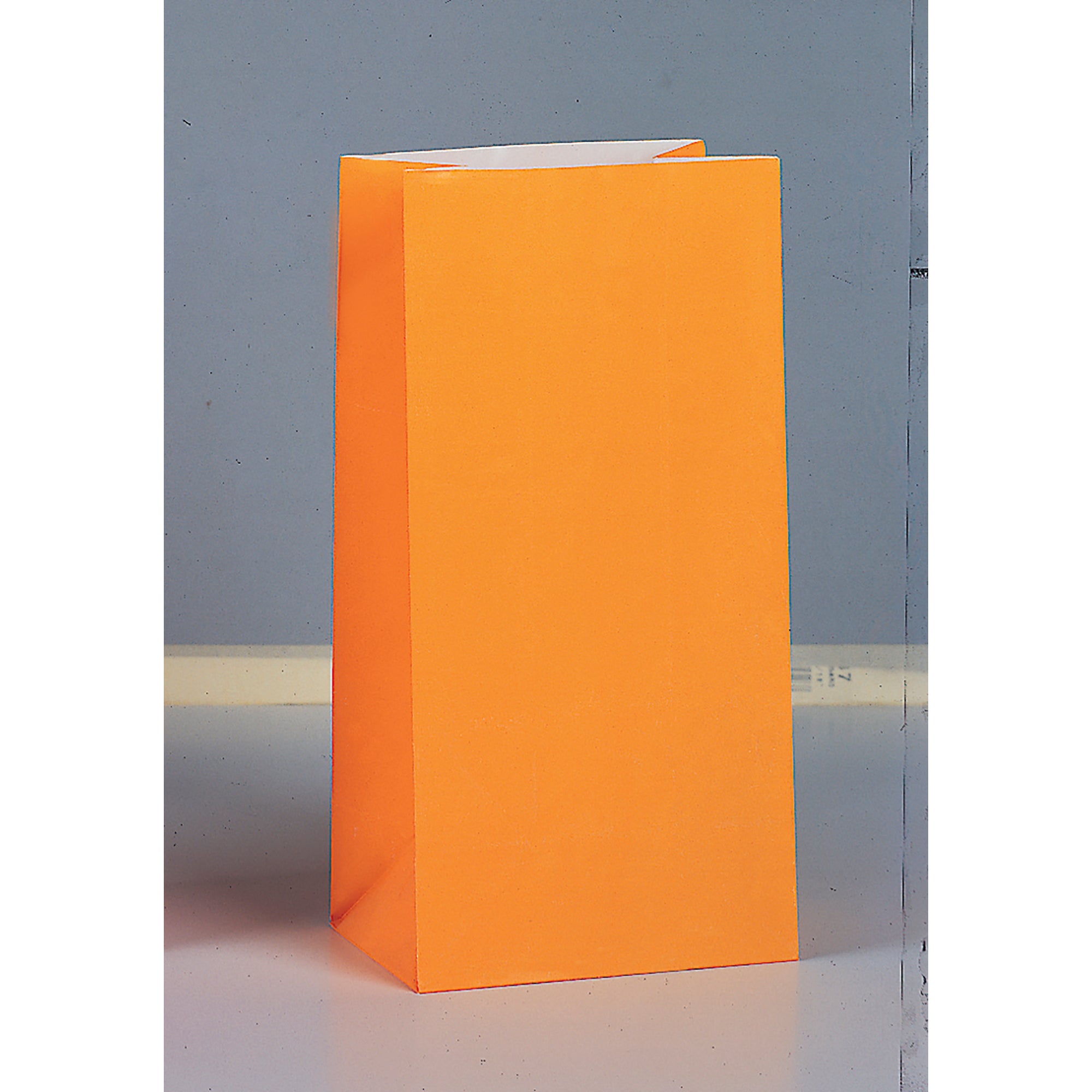 10 Party Paper Bags Assorted Neon 10H x 5W in
