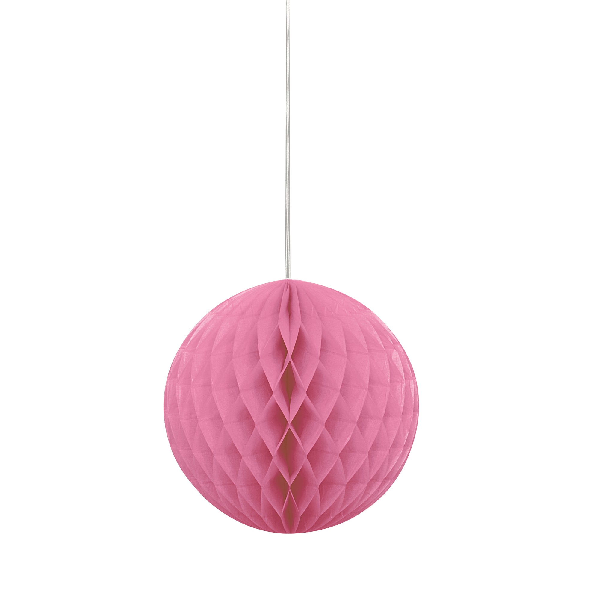 Honeycomb Ball Hot Pink 8in